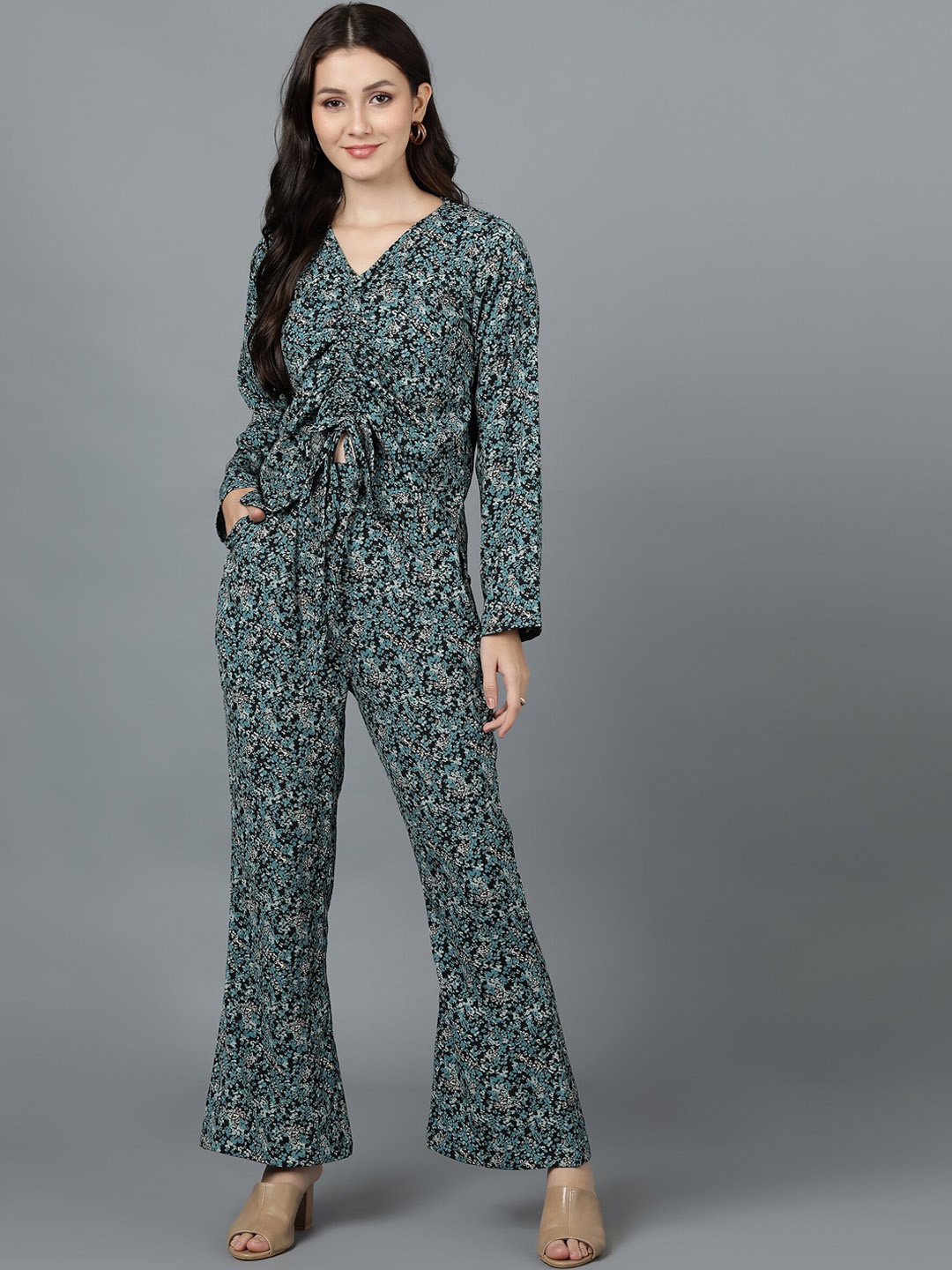 

Fashfun Women Green Printed Co-Ords