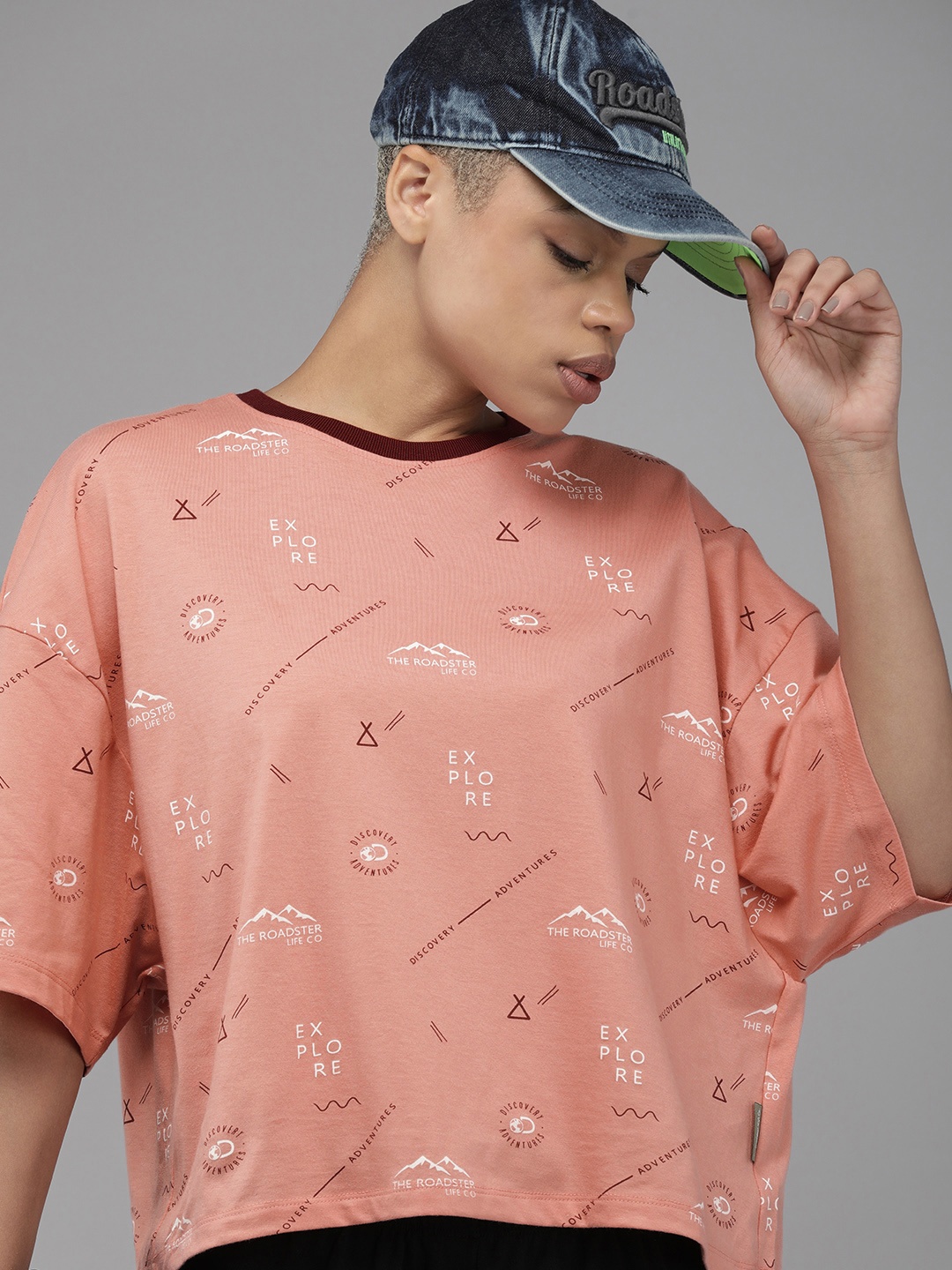 

The Roadster Lifestyle Co. X Discovery Adventures Health Guard PL Antimicrobial T-shirt, Peach