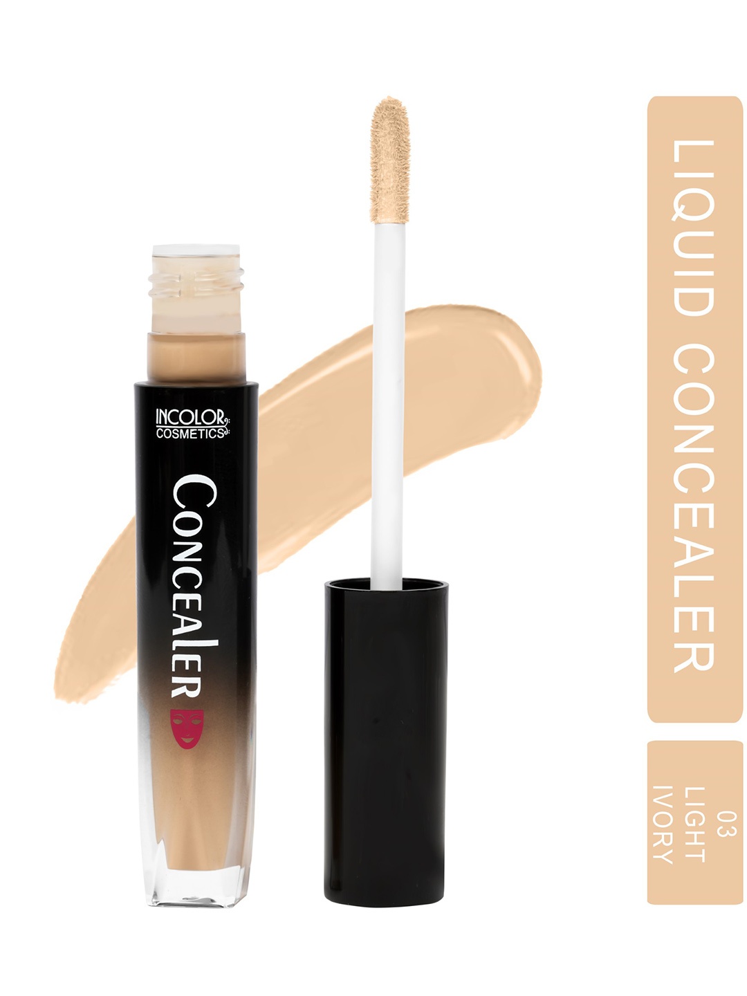 

INCOLOR Water-Proof & Long-Lasting Liquid Concealer 5 g - Light Ivory 03, Beige