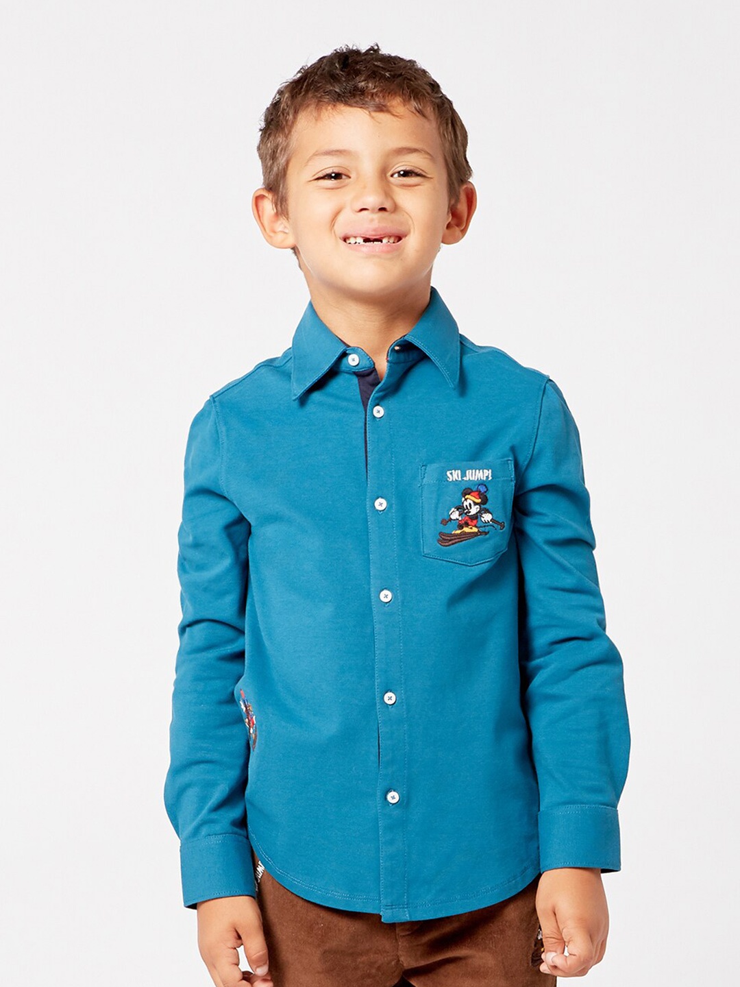 

One Friday Boys Blue Relaxed Casual Shirt