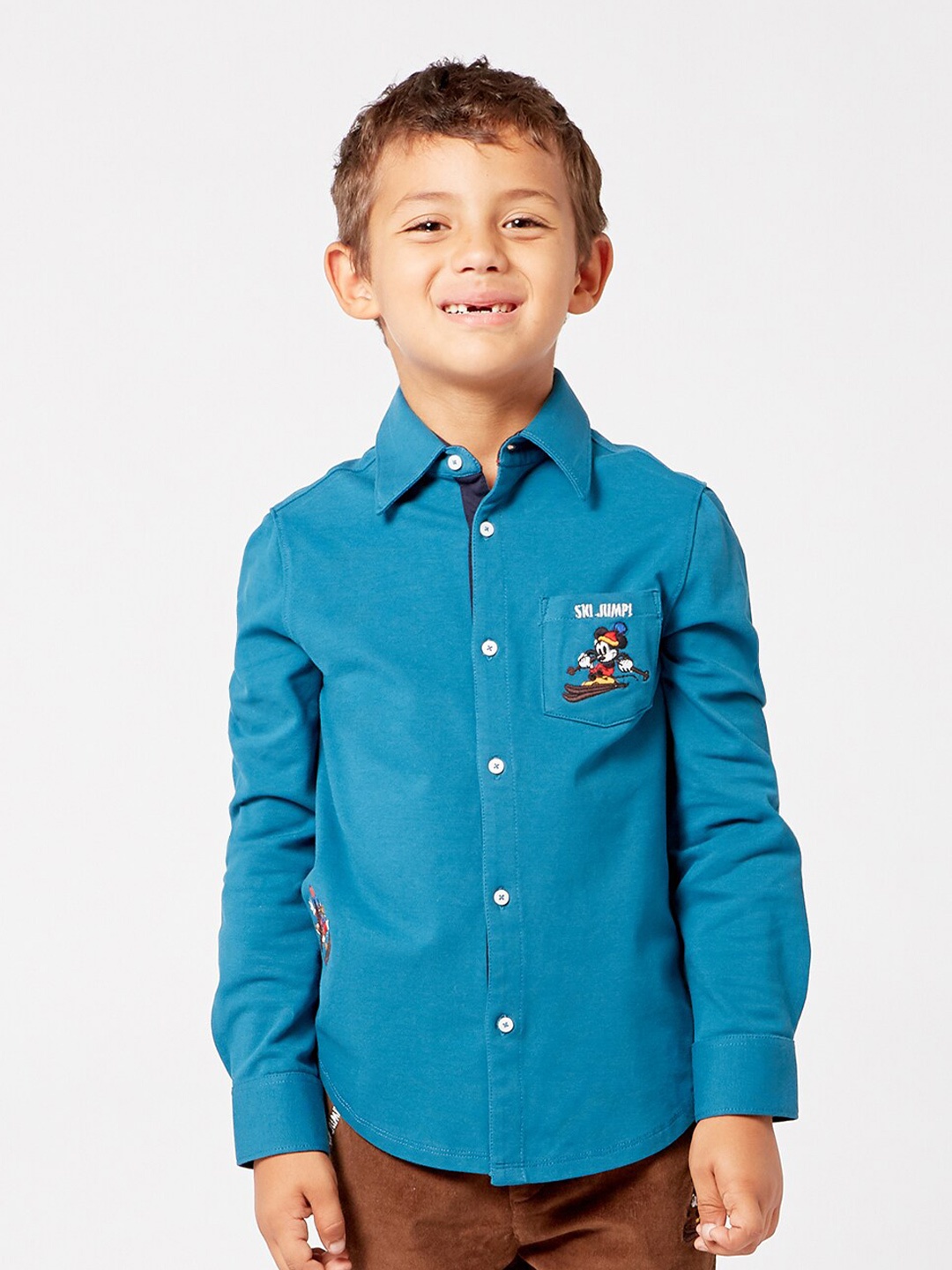 

One Friday Boys Blue Relaxed Casual Shirt