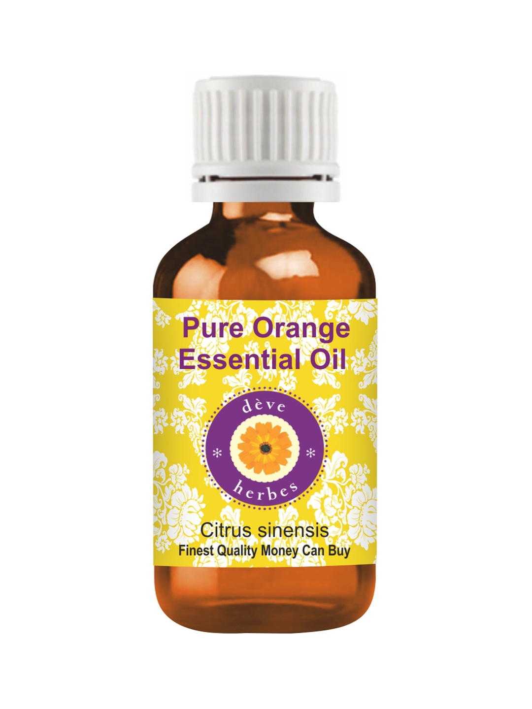 

Deve Herbes Pure Natural Therapeutic Grade Orange Essential Oil - 50 ml, Yellow