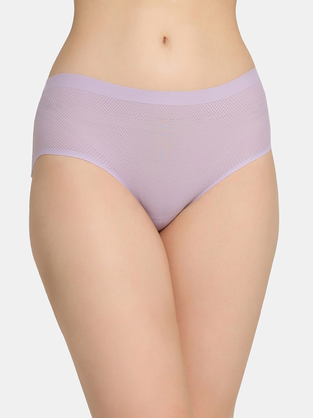 

Da Intimo Women Mauve Solid Seamless Hipster Brief