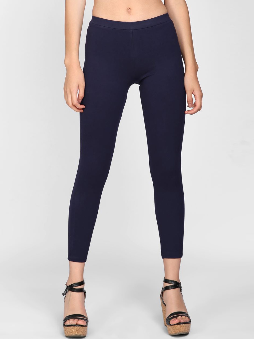 

I Love She Women Navy Blue Skinny Fit Trousers