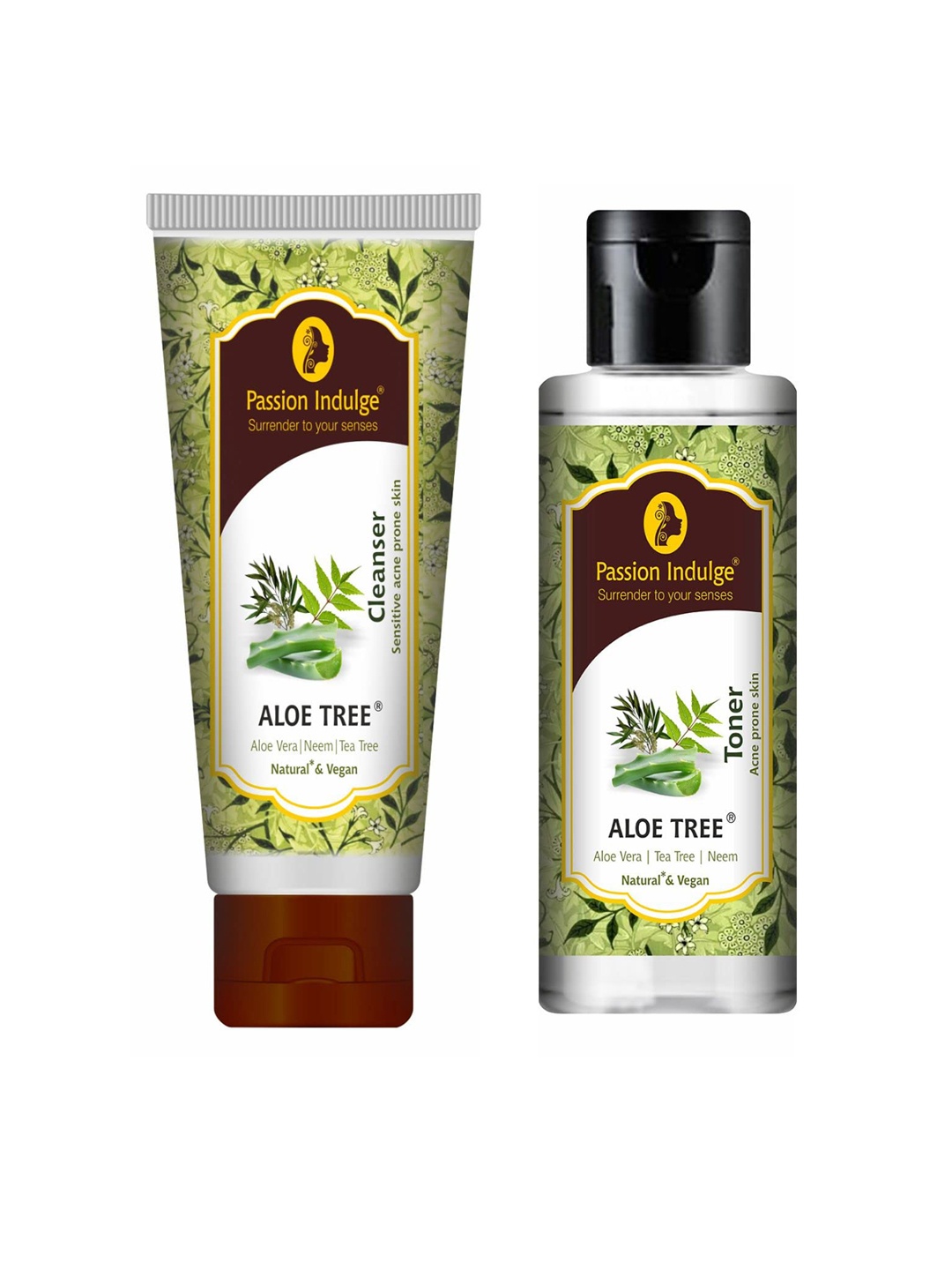 

Passion Indulge Aloe Tree Cleanser &Toner 200ml, Off white