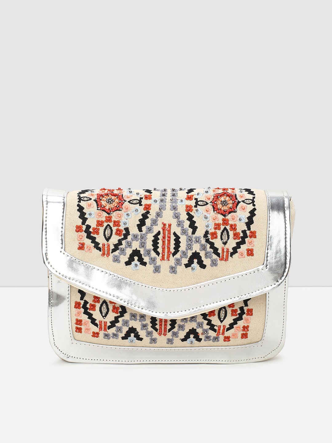 

max Off White Floral Swagger Sling Bag