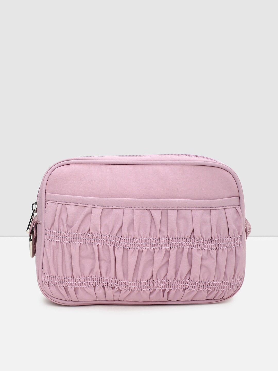 

max Pink Structured Sling Bag