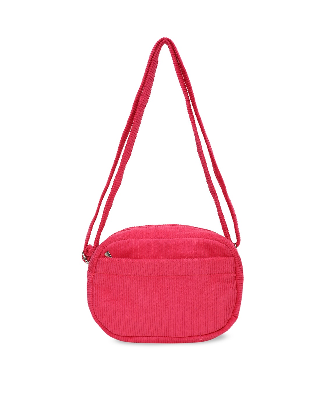 

max Pink Structured Sling Bag