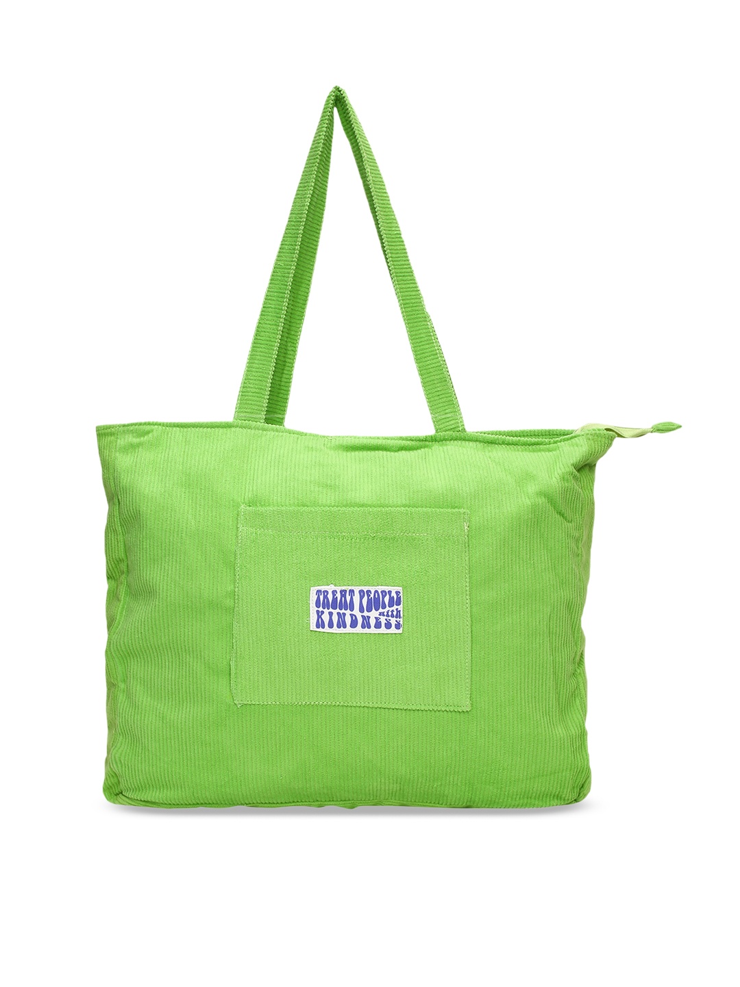 

max Green Cotton Shopper Tote Bag