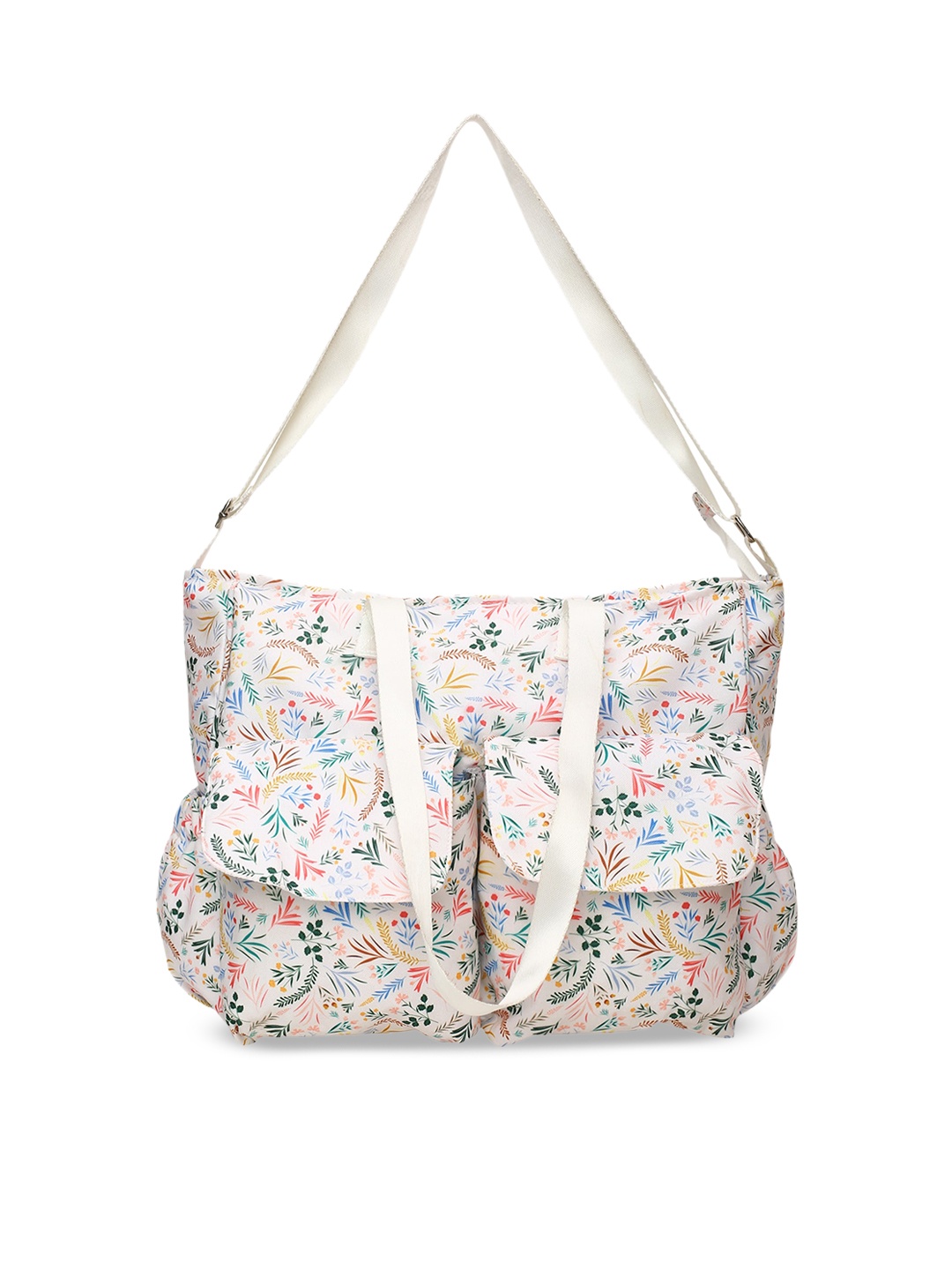 

max Women Multicoloured Floral Printed Oversized Bucket Shoulder Bag, Multi