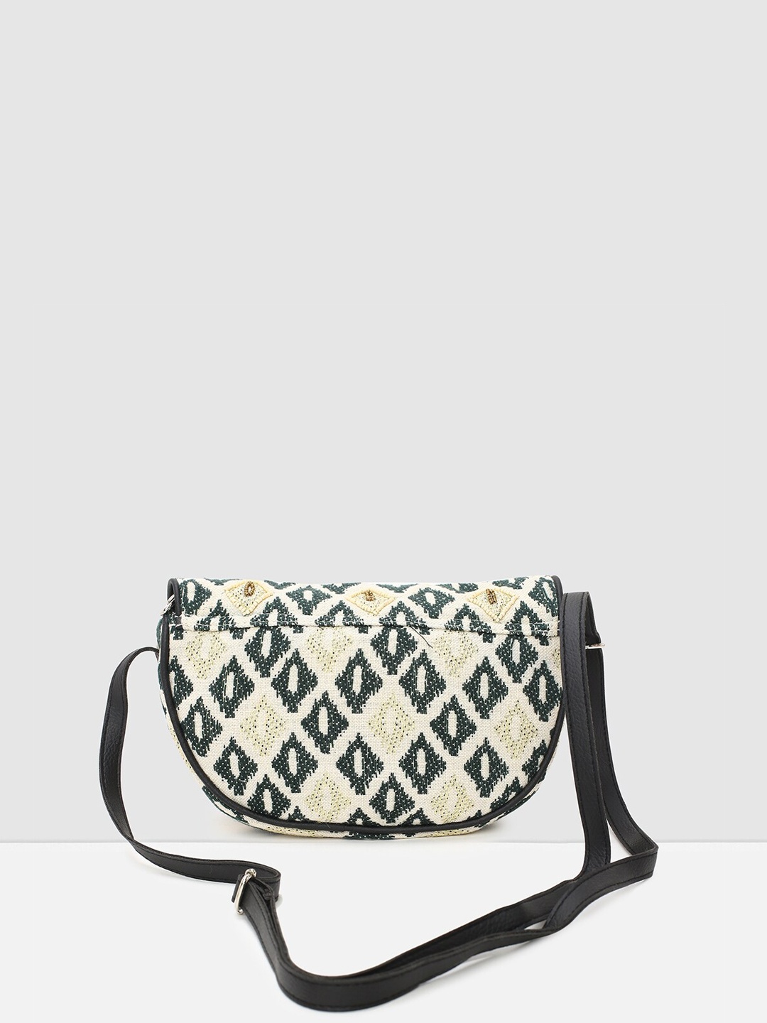 

max Off White Half Moon Sling Bag