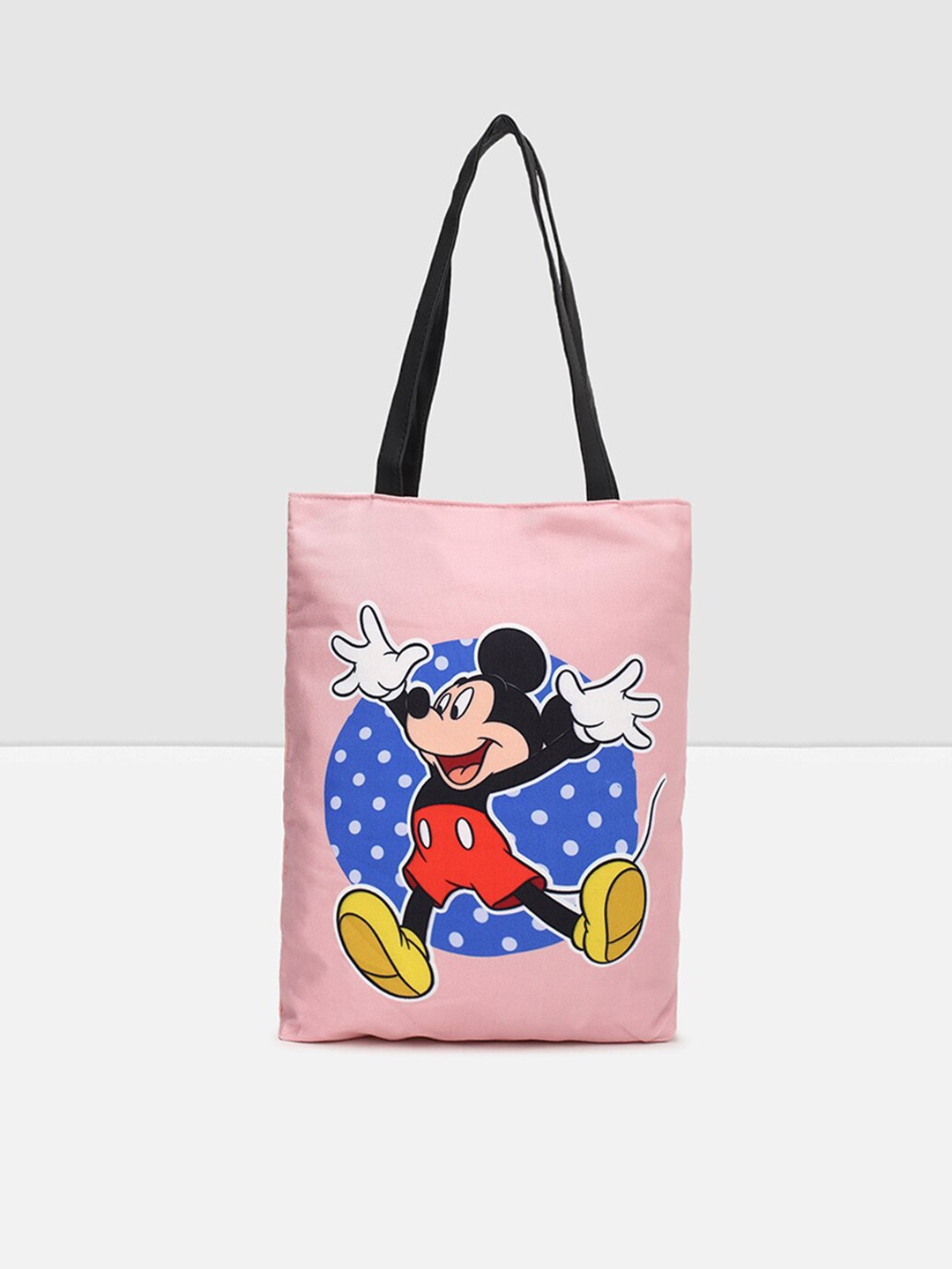 

max Women Pink Printed Structured Tote Bag
