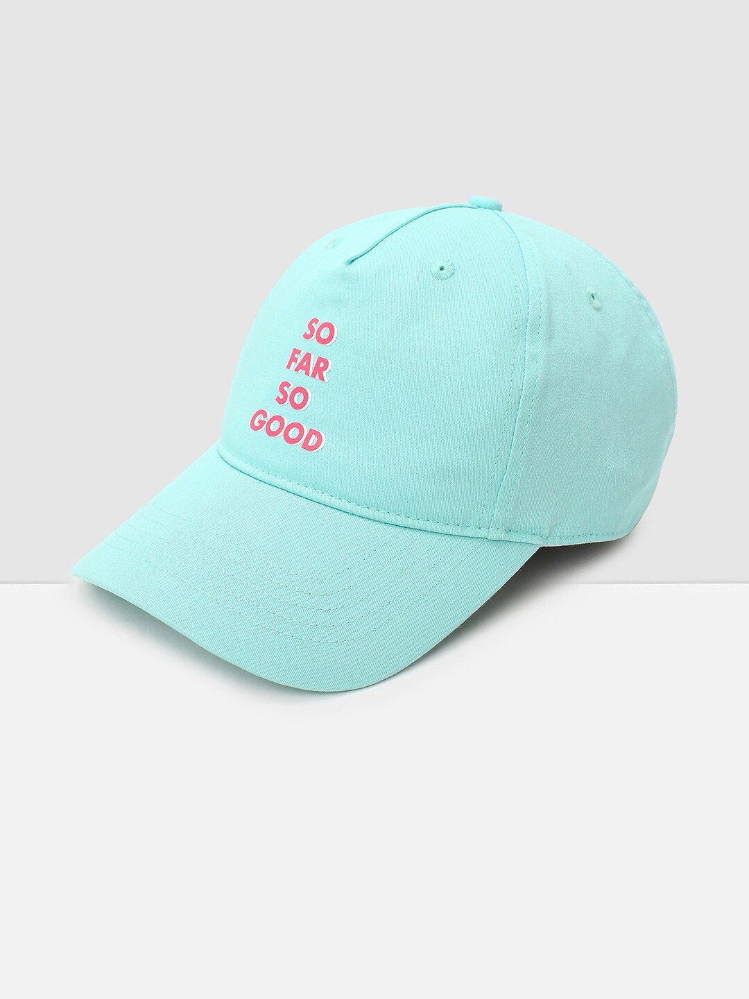 

max Women Green & Pink Printed Baseball Cap