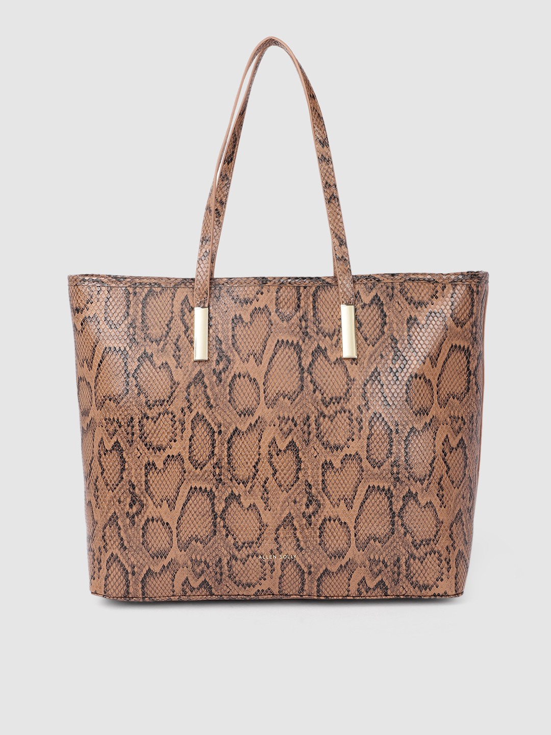 

Allen Solly Women Brown Animal Textured Structured Shoulder Bag