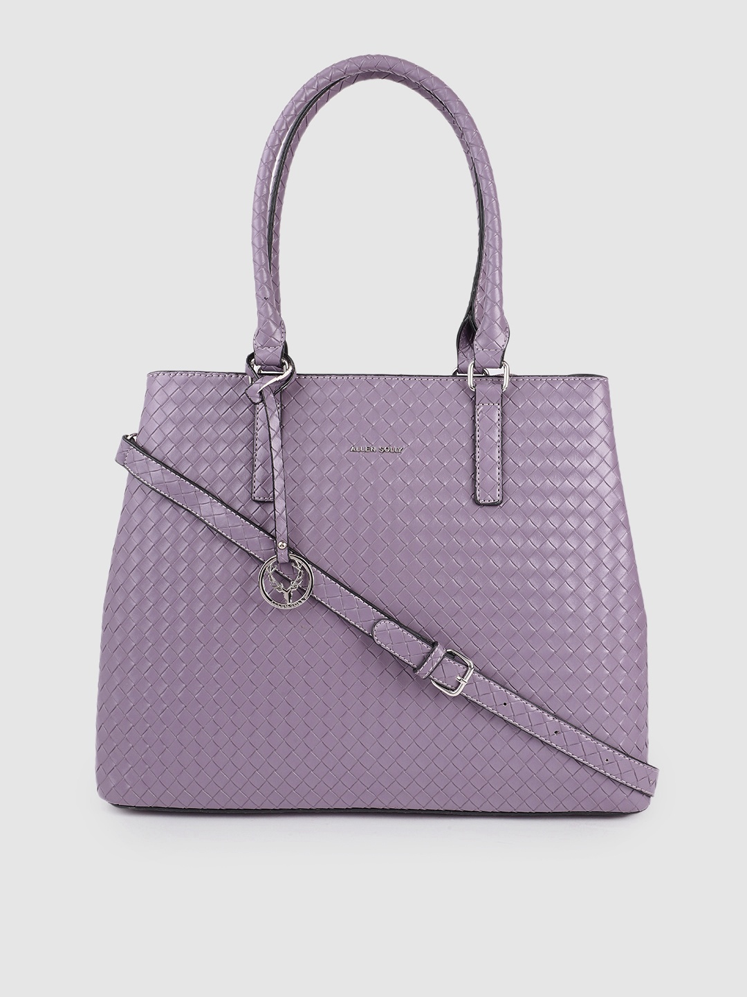 

Allen Solly Purple Textured Shoulder Bag