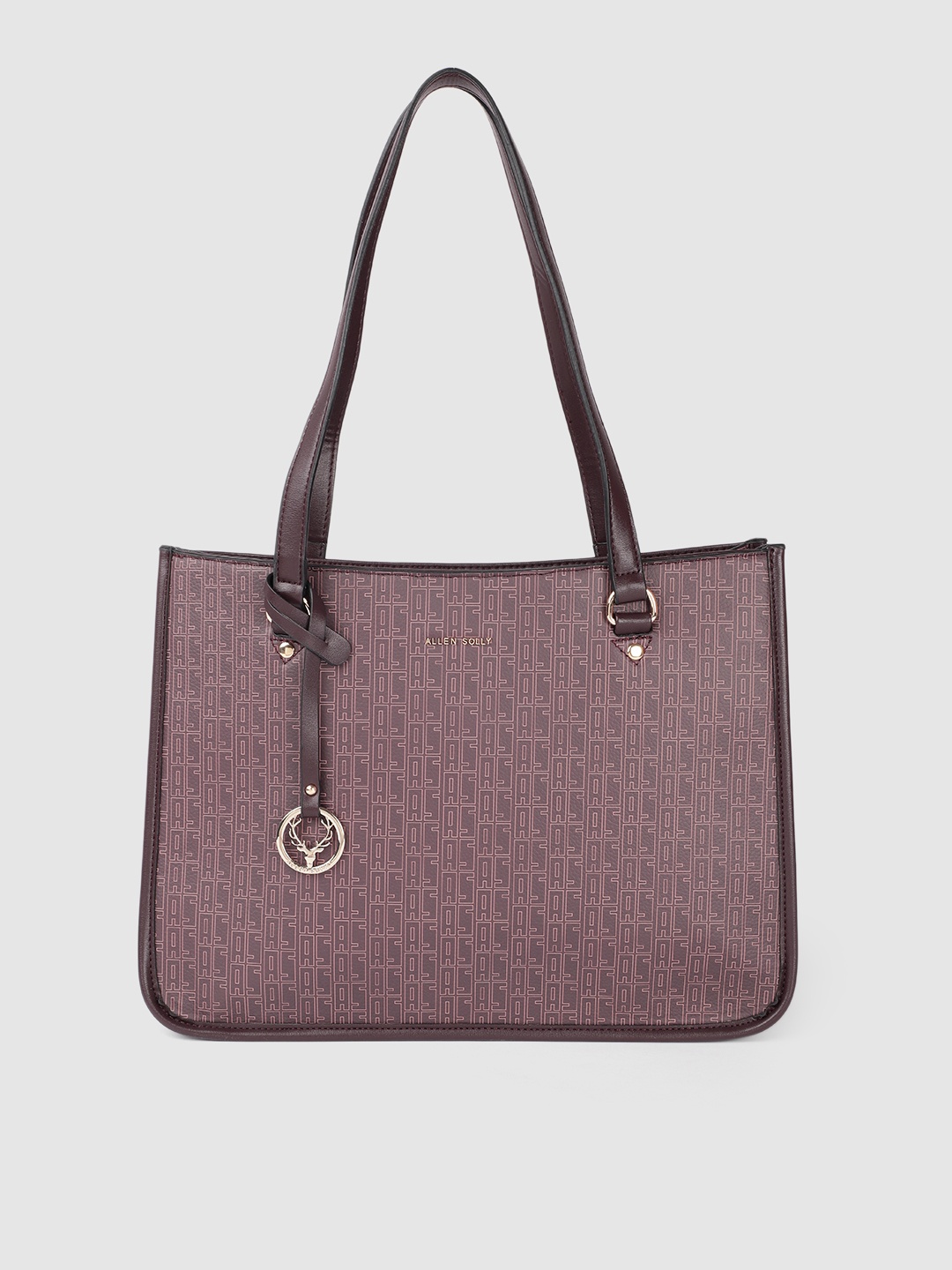 

Allen Solly Women Brown Printed Structured Shoulder Bag