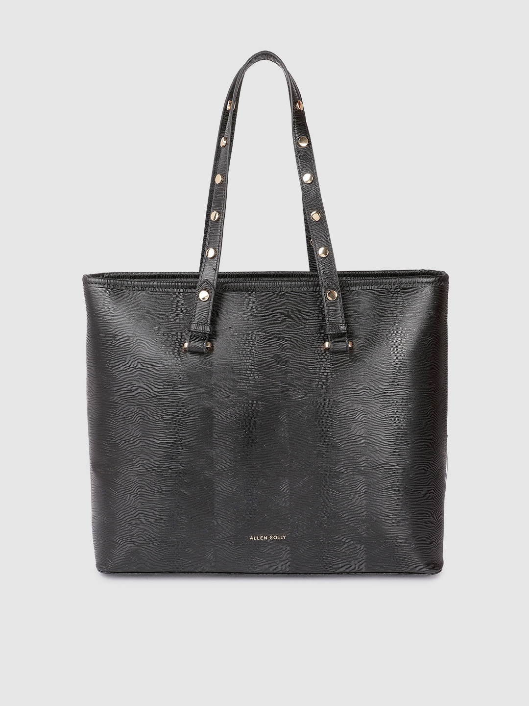 

Allen Solly Black Solid Structured Shoulder Bag