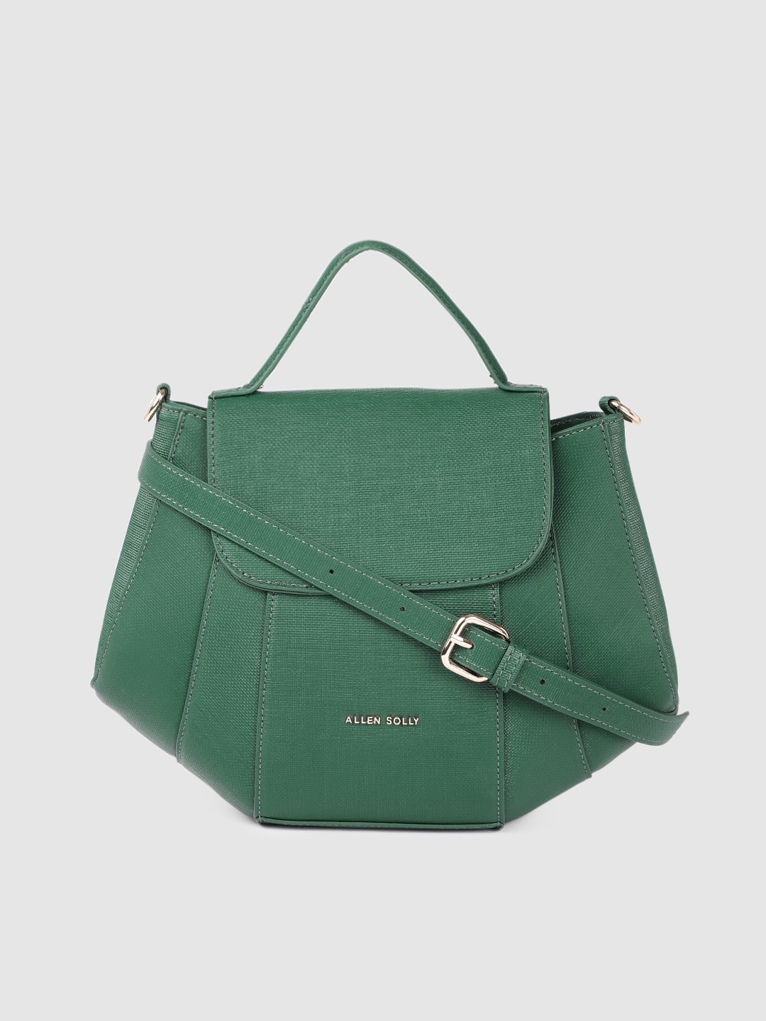 

Allen Solly Green Solid Satchel