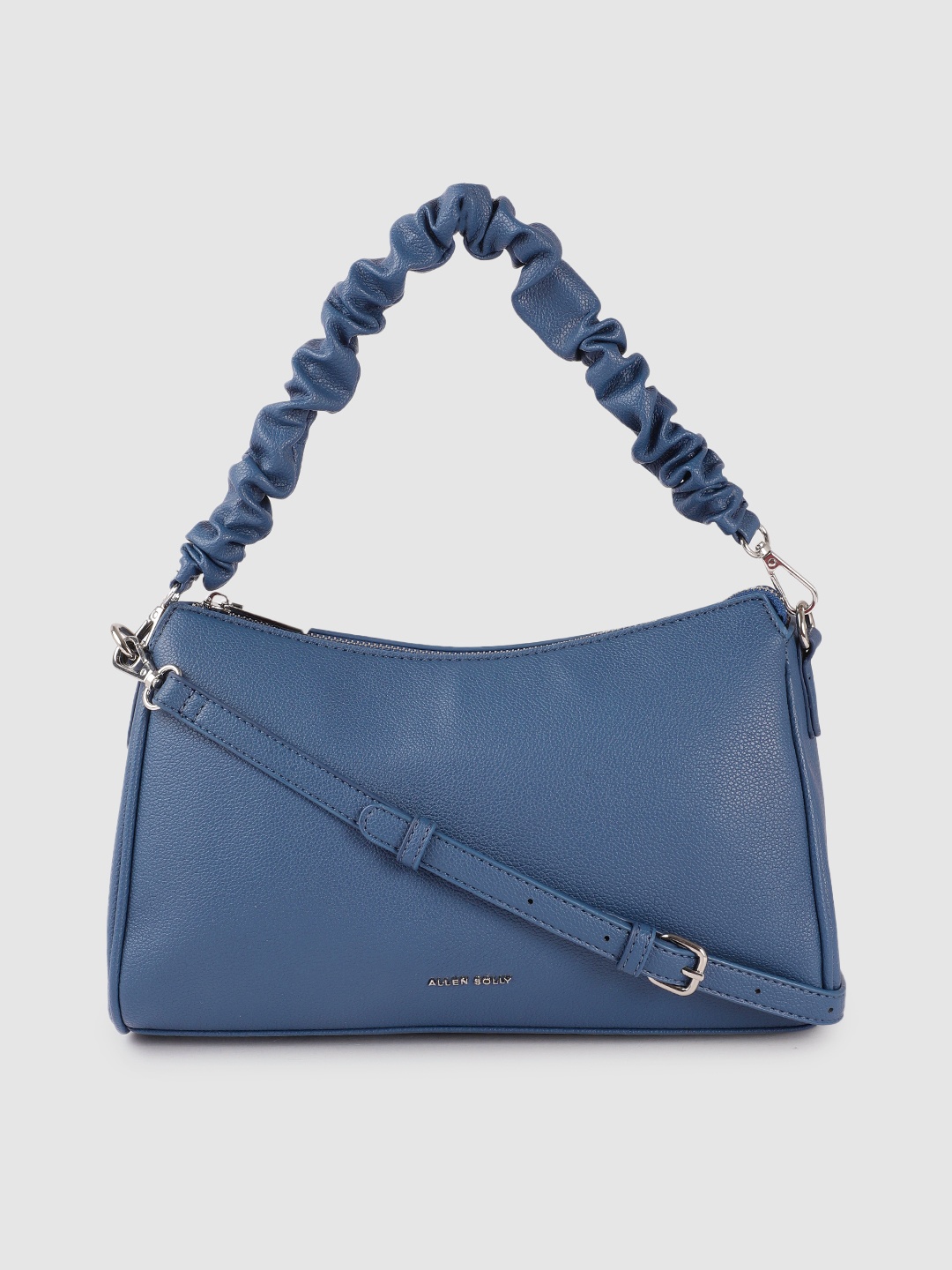 

Allen Solly Blue Solid Hobo Bag