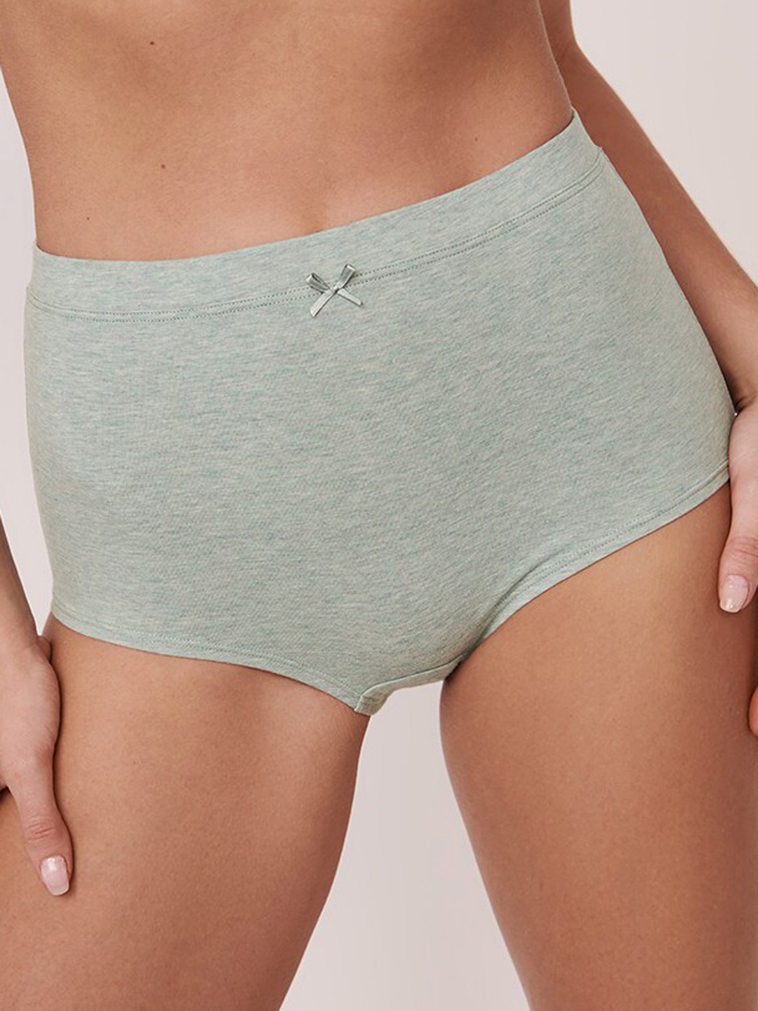 

La Vie en Rose Women High-Rise Boy Shorts Briefs, Blue