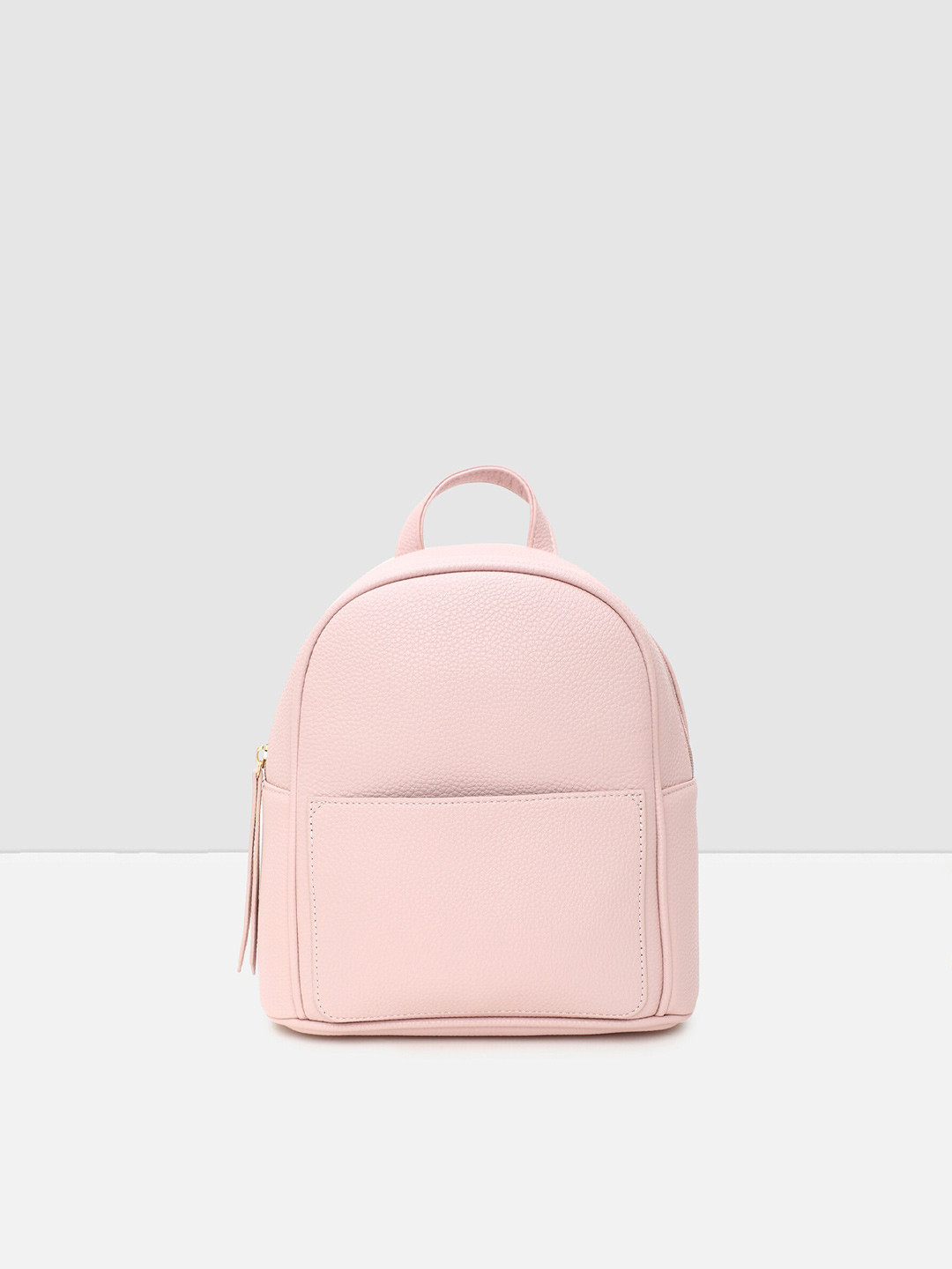 

max Women Pink Textured Backpack