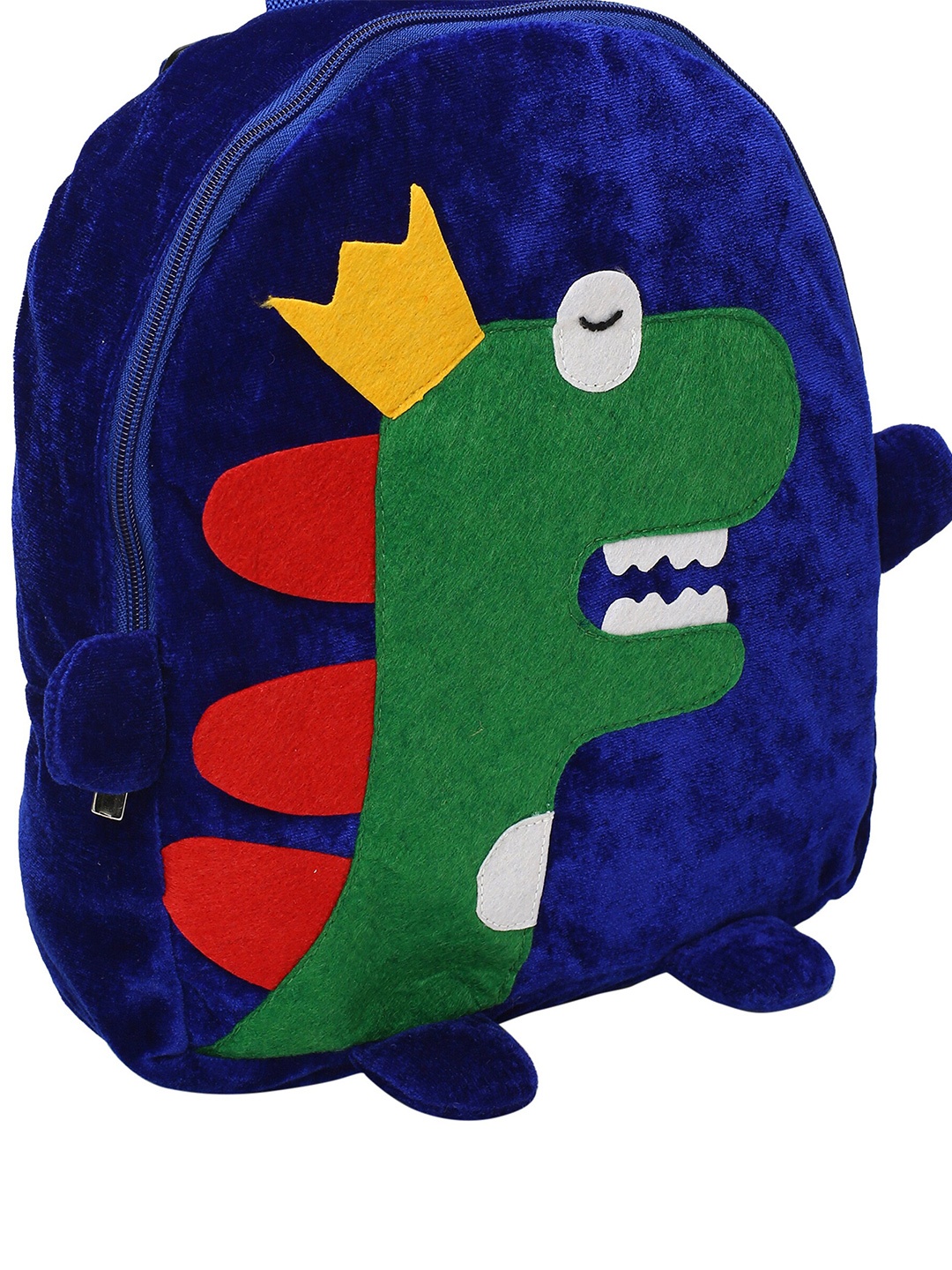 

max Boys Blue & Green Applique Backpack