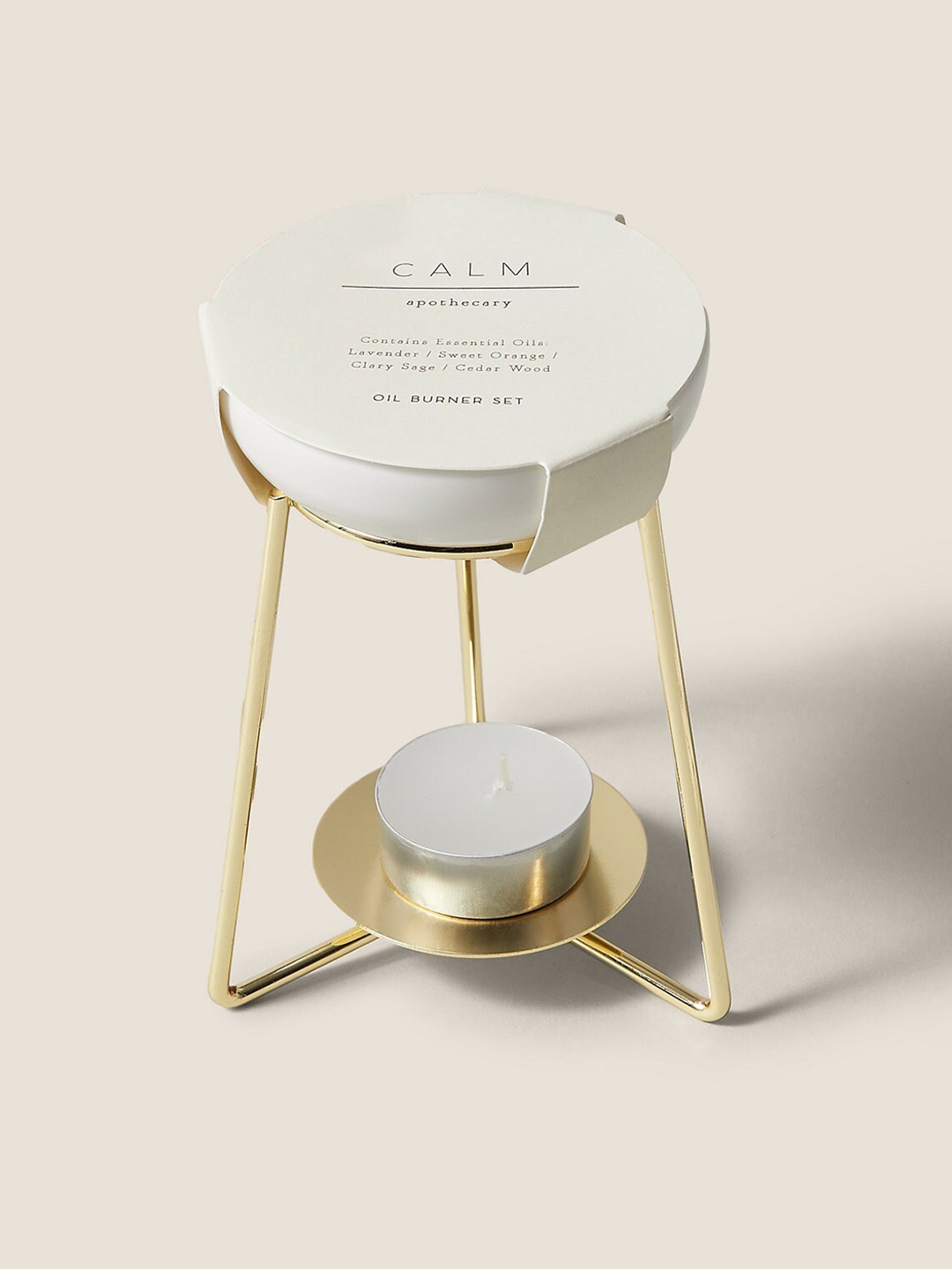 

Marks & Spencer White Solid Oil Burner