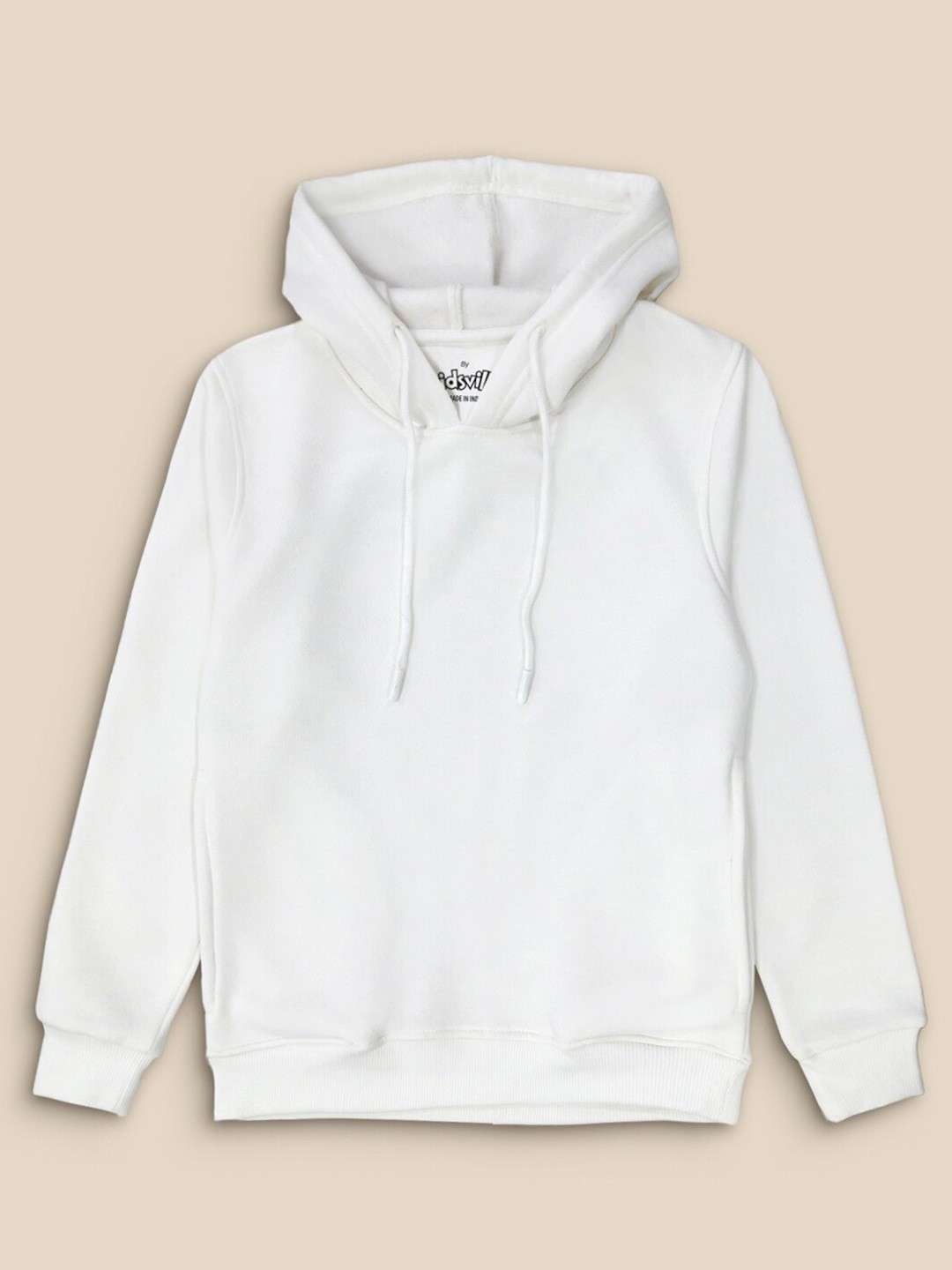 

Kids Ville Boys White Hooded Sweatshirt