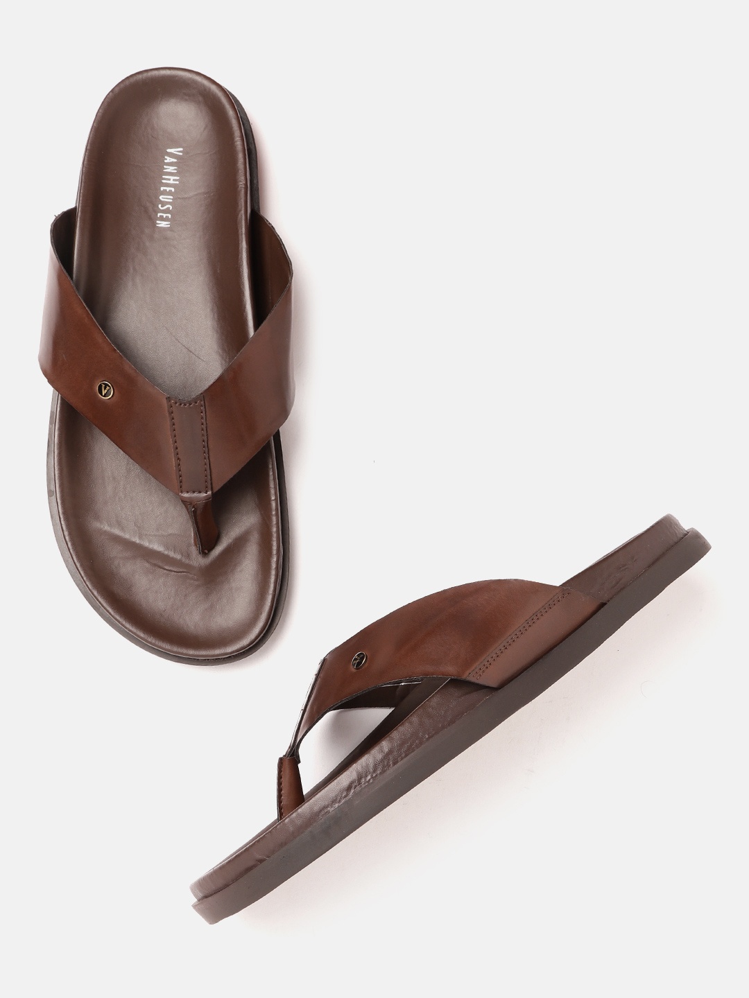 

Van Heusen Men Thong Flip-Flops, Brown