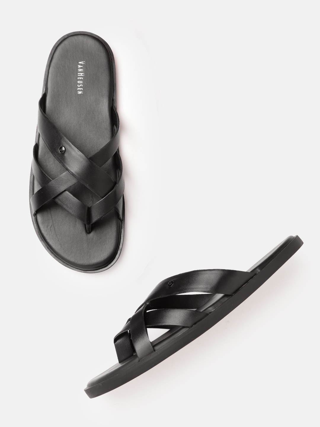 

Van Heusen Men Thong Flip-Flops, Black