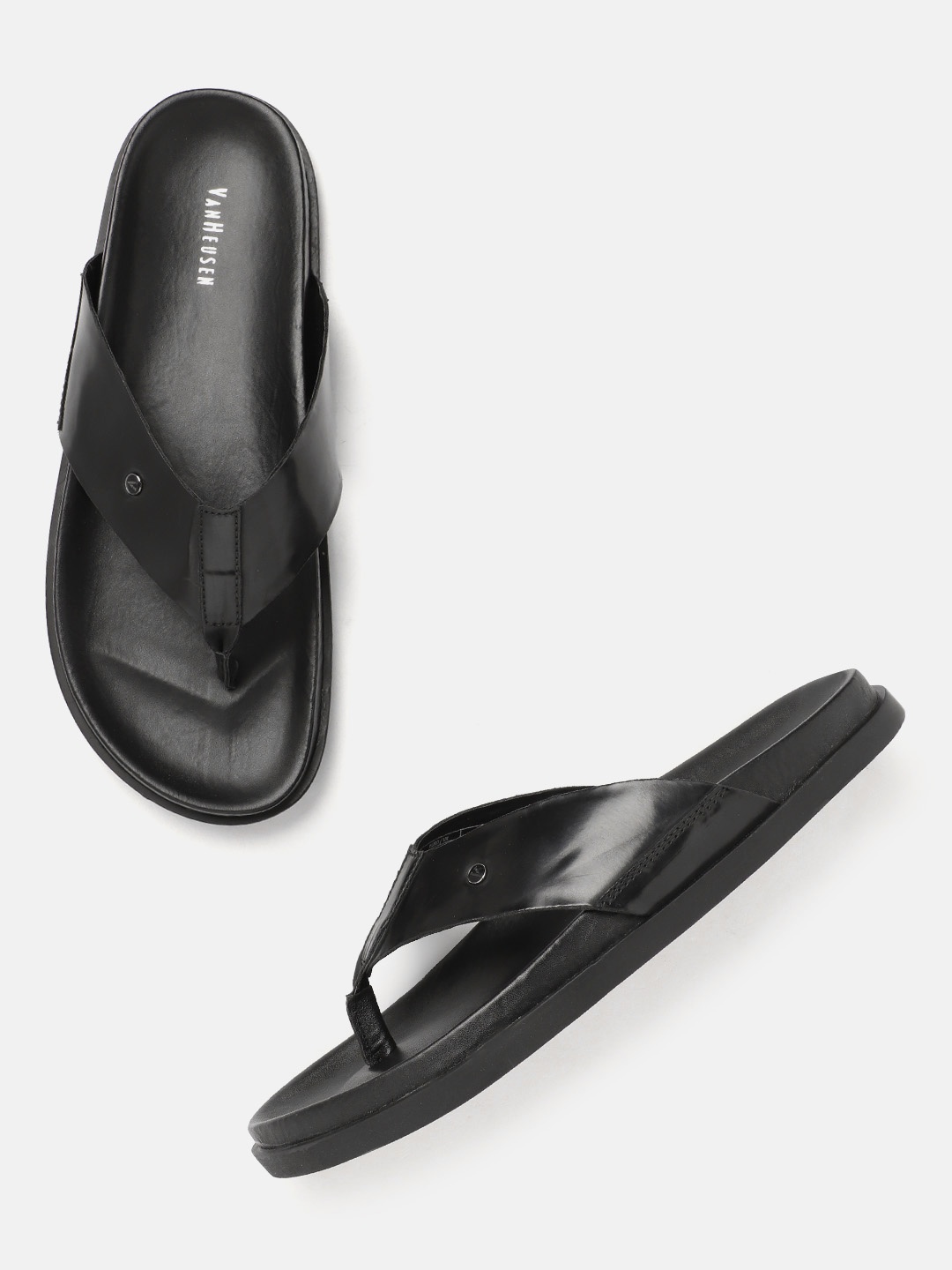 

Van Heusen Men Thong Flip-Flops, Black