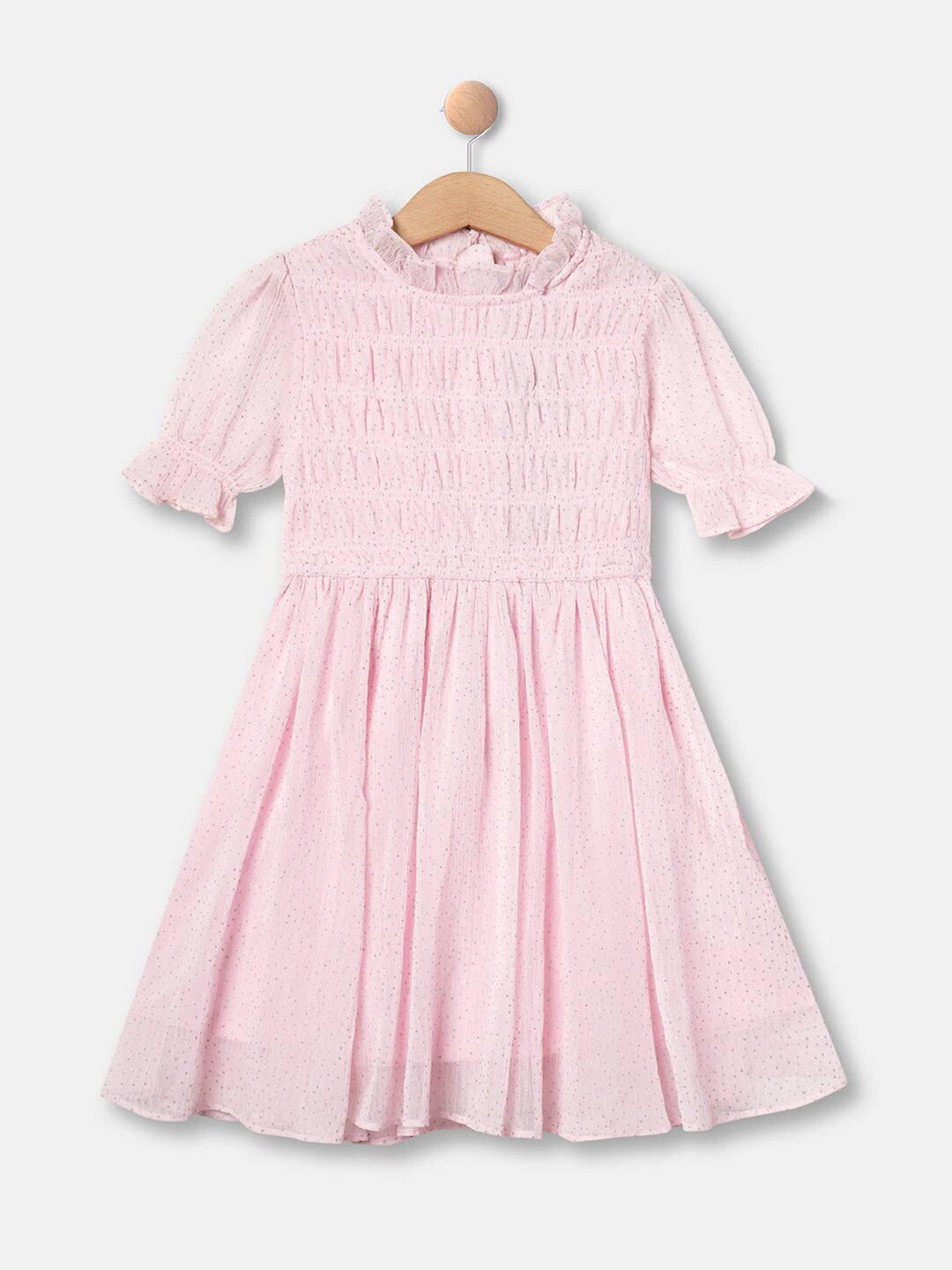 

R&B Pink Fit & Flare Dress