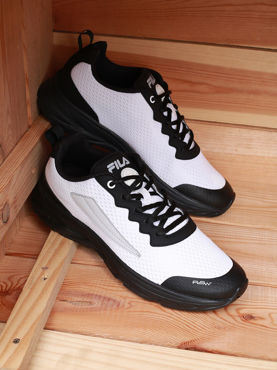 

FILA Men White Running Non-Marking Shoes