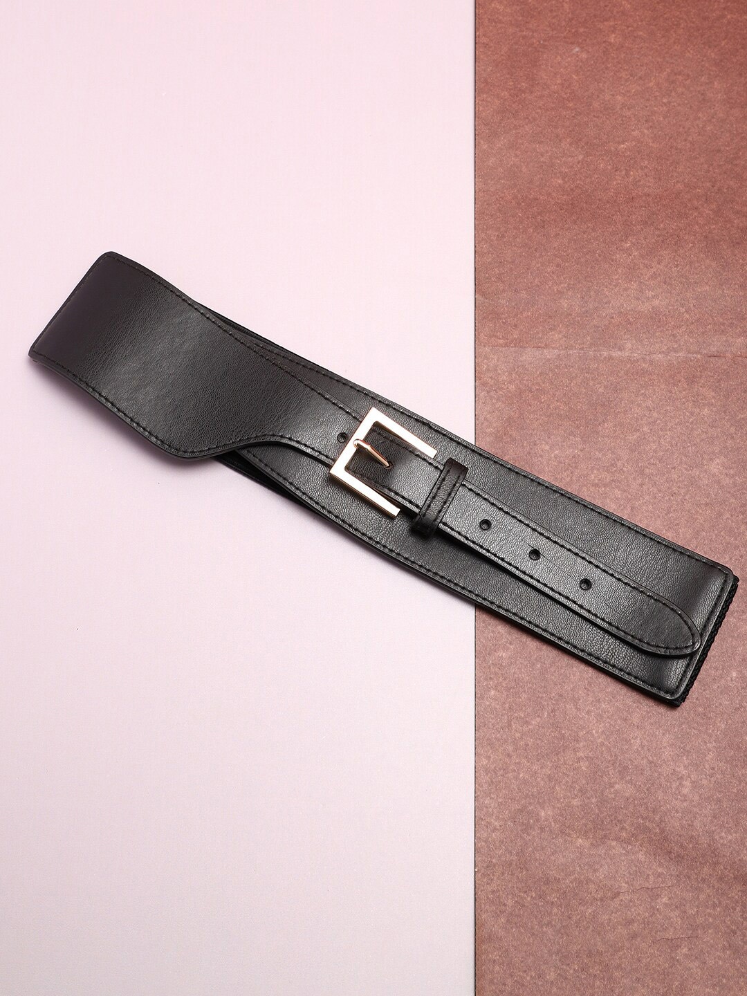 

HAUTE SAUCE by Campus Sutra Women Black Waist Belt