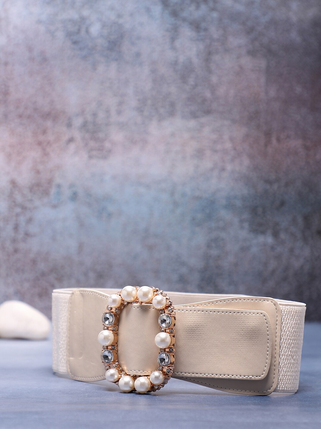 

HAUTE SAUCE by Campus Sutra Women White Embellished Waist Belt