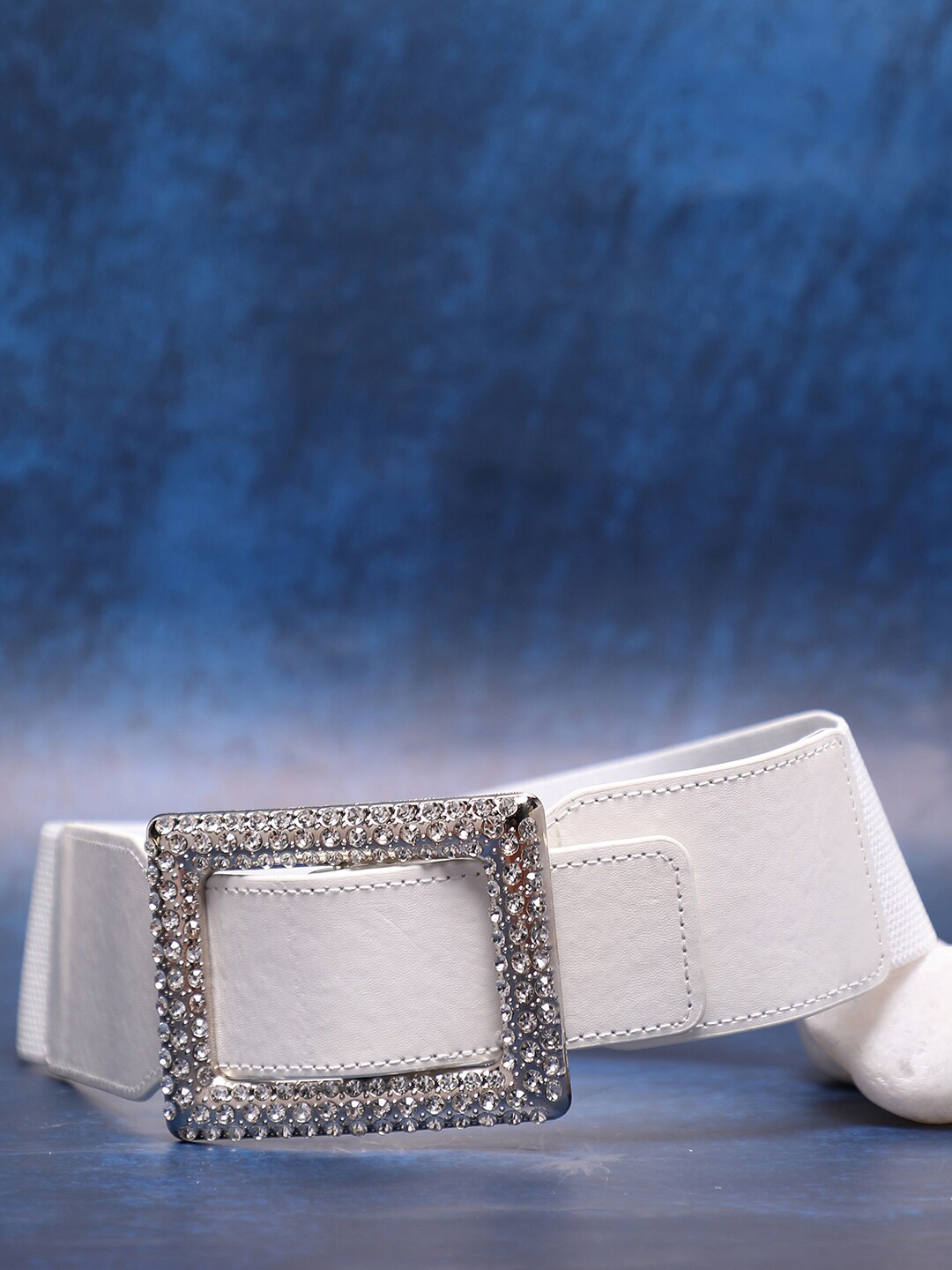 

HAUTE SAUCE by Campus Sutra Women White Waist Belt