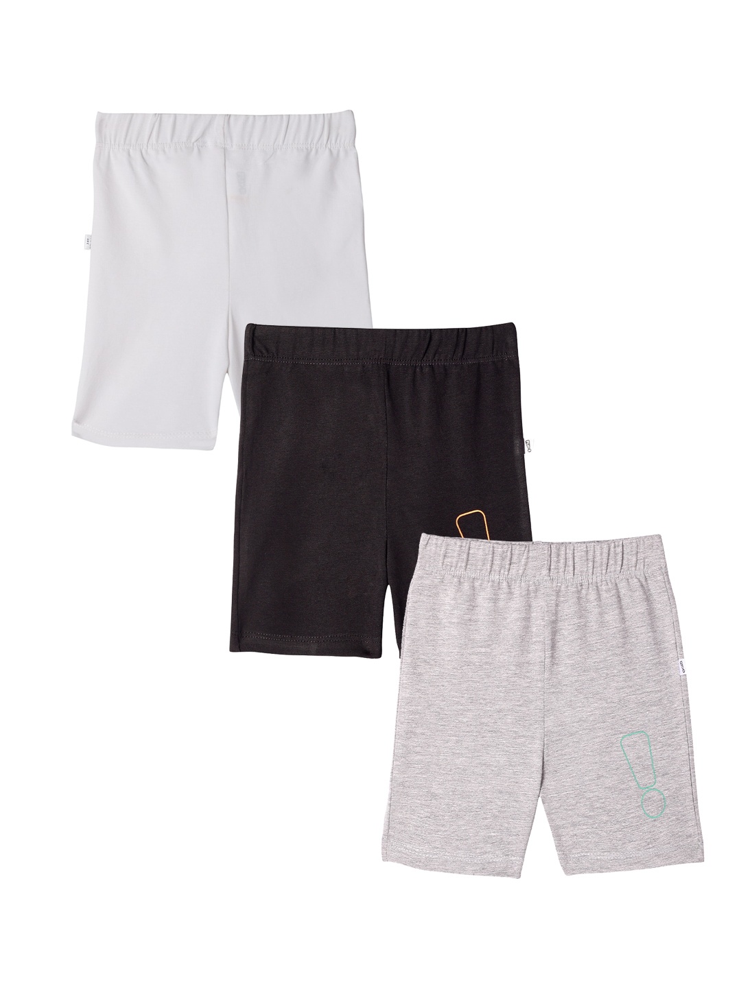 

You Got Plan B Girls Black Cycling Cotton Sports Shorts with Antimicrobial Technology