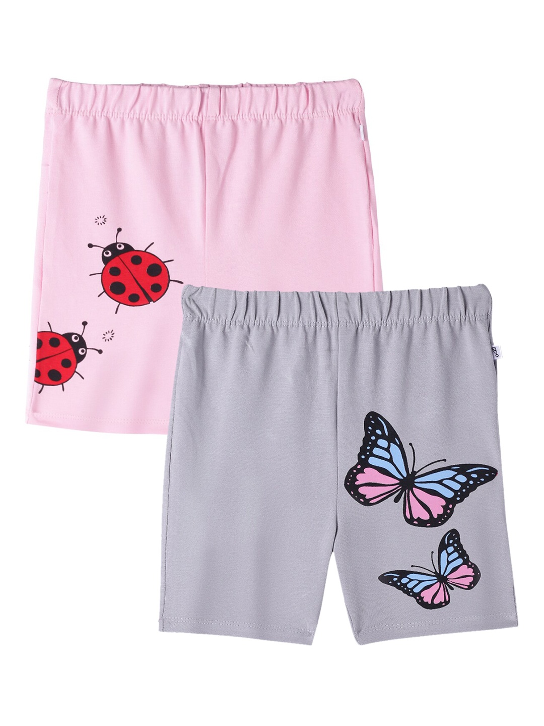 

You Got Plan B Girls Pack Of 2 Pink Printed Antimicrobial Technology Shorts