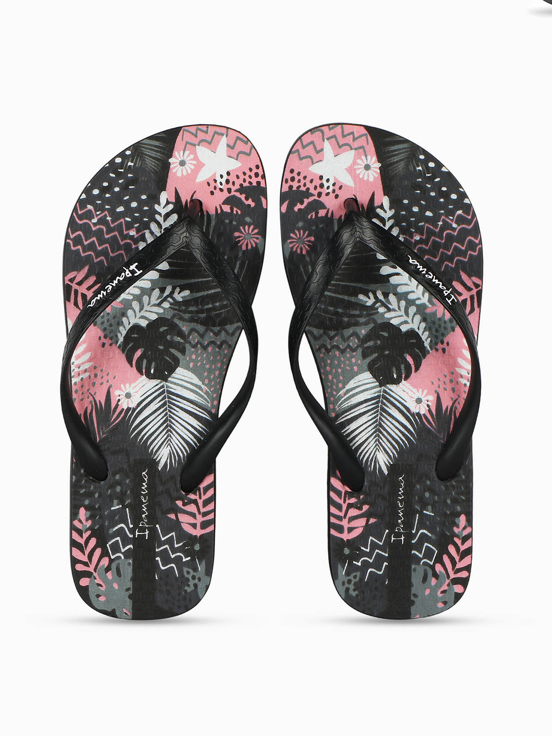 

iPanema Women Black & Pink Printed Thong Flip-Flops