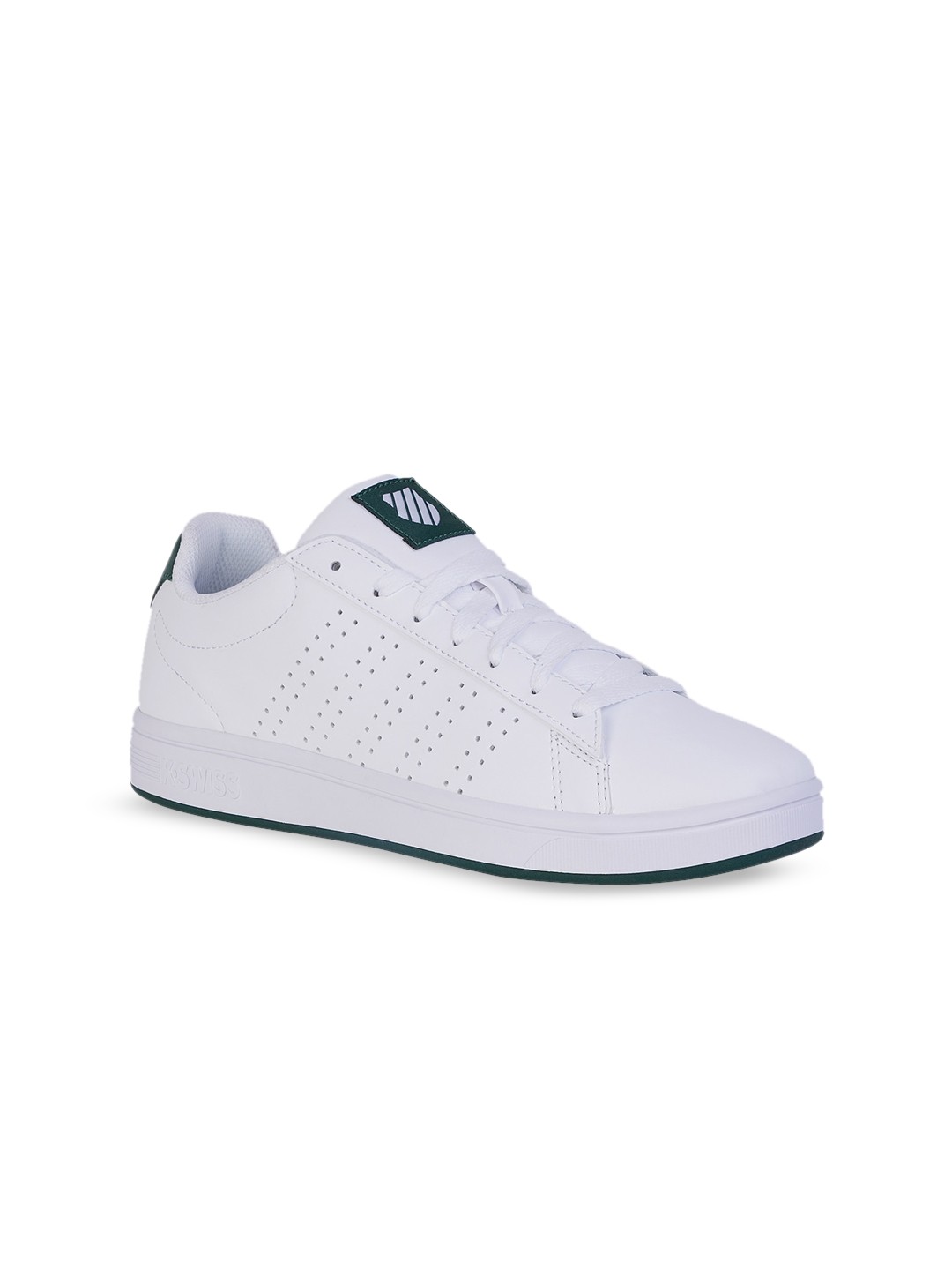 

K-SWISS Women White Perforations Skate Shoes