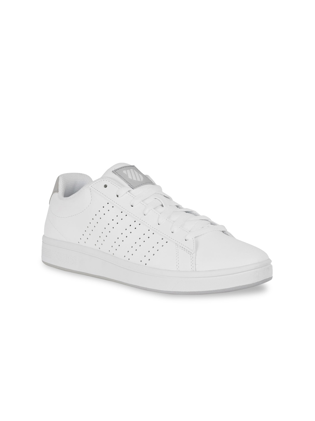 

K-SWISS Women White Perforations Sneakers Shoes