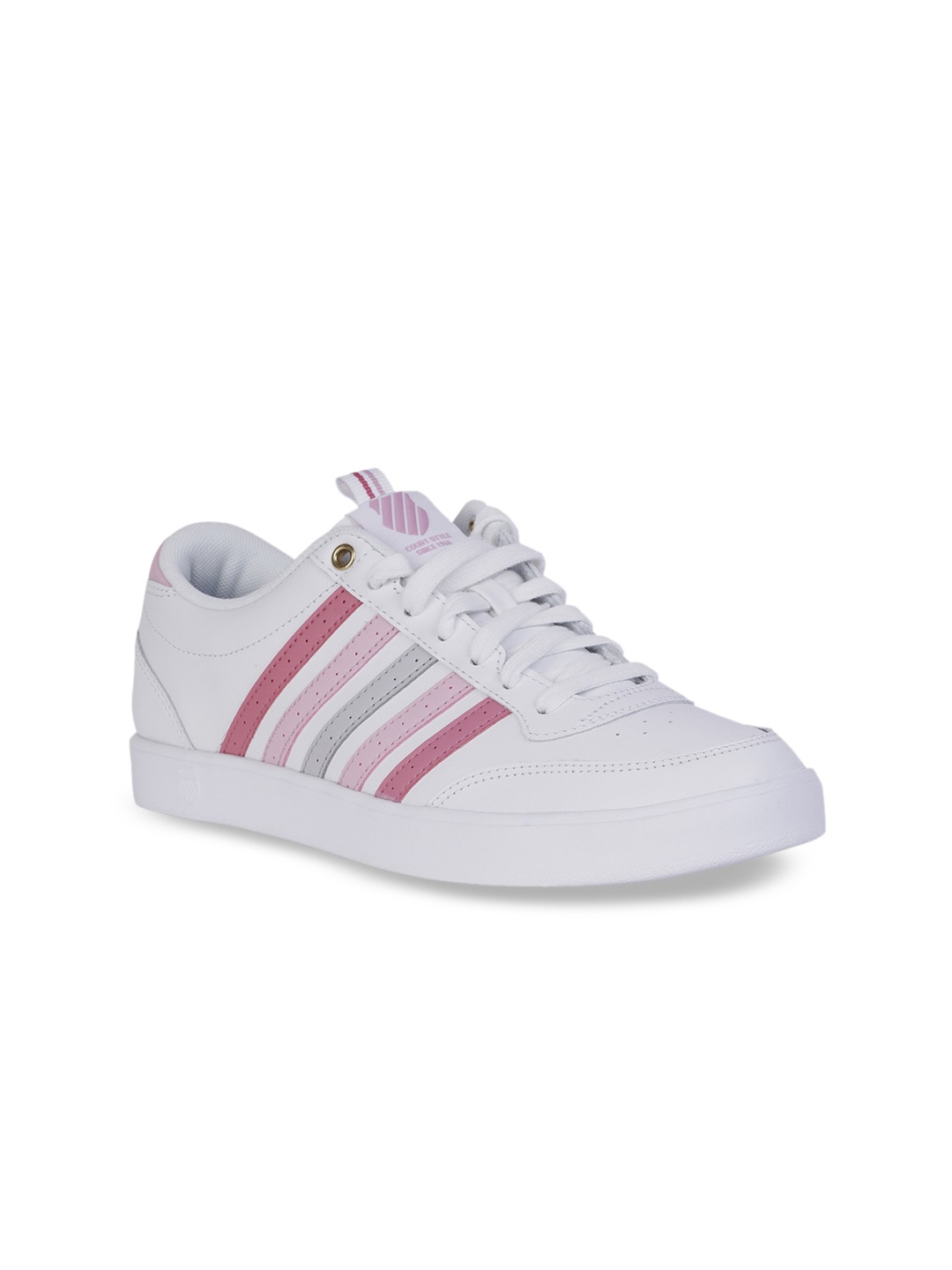 

K-SWISS Women White Colourblocked Sneaker Casual Shoes