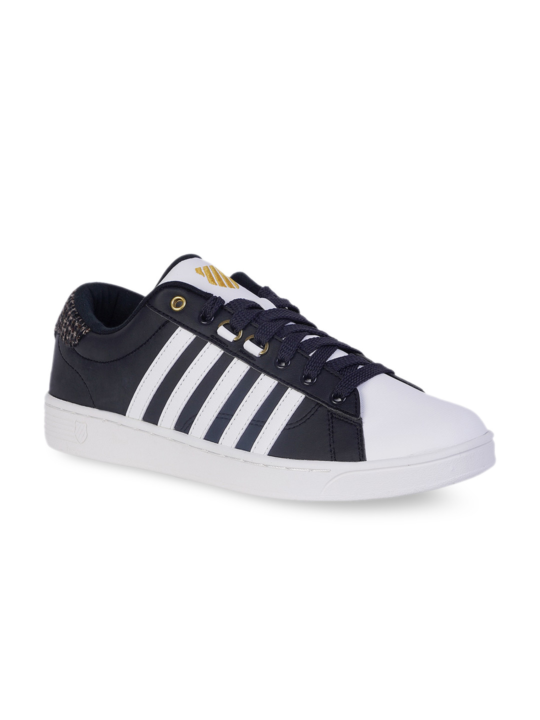 

K-SWISS Men Black Striped Sneakers