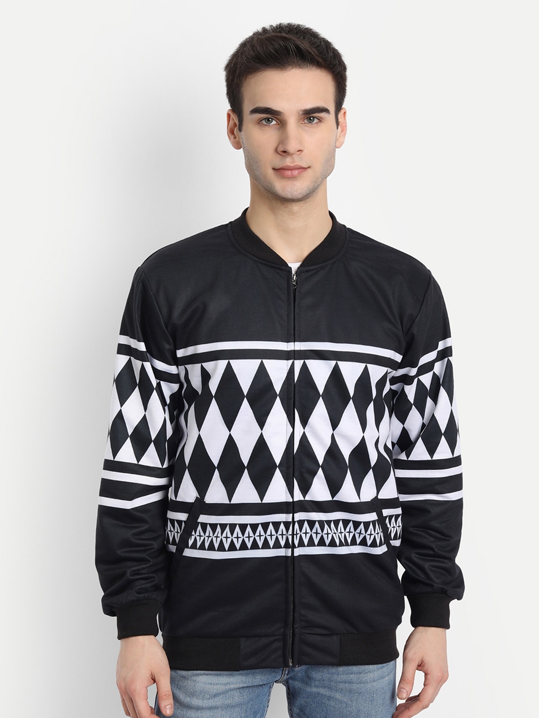 

COMICSENSE Men Anime Tokyo Revengers Draken Printed Lightweight Bomber Jacket, Black