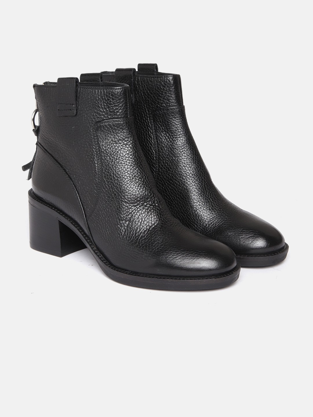 

Geox Woman Leather Giulila Ankle Boots, Black