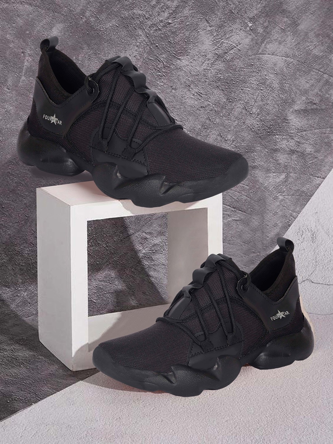 

FOUR STAR TRUCK SALES Men Black Casual Sneakers