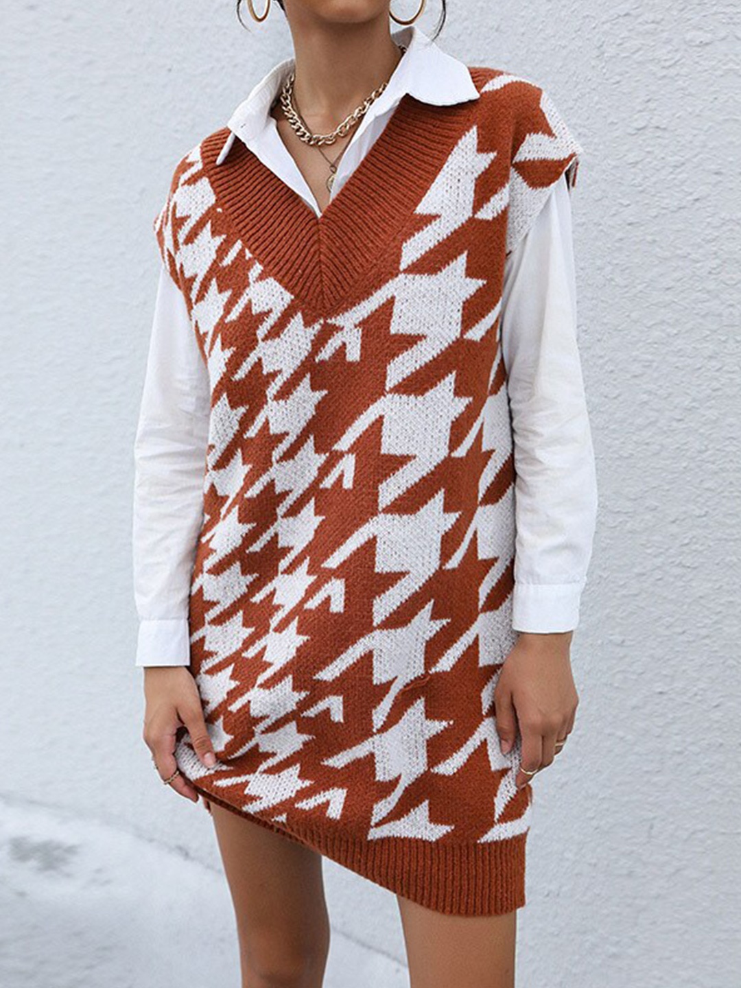 

StyleCast Brown Shirt Dress