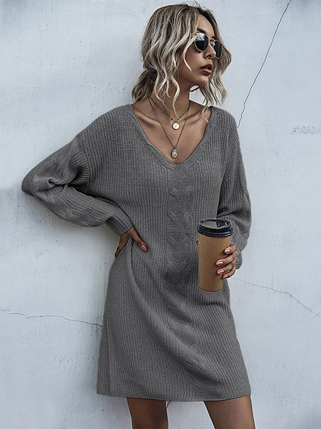 

StyleCast Grey A-Line Dress