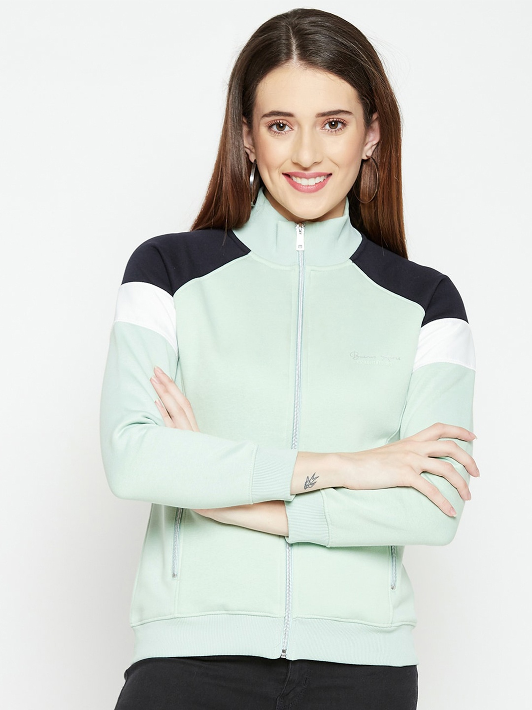 

Octave Women Green Sweatshirt