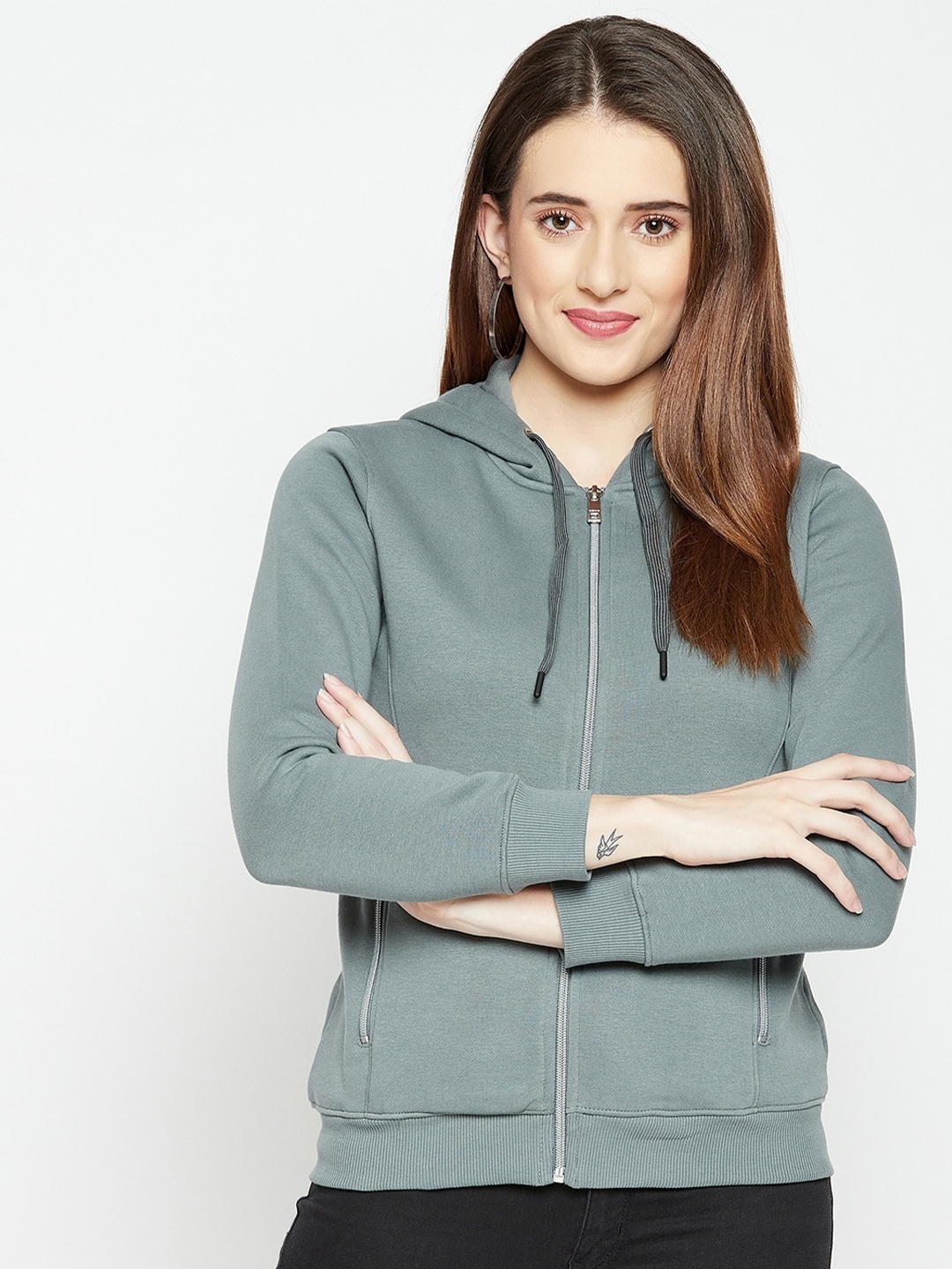 

Octave Women Green Sweatshirt